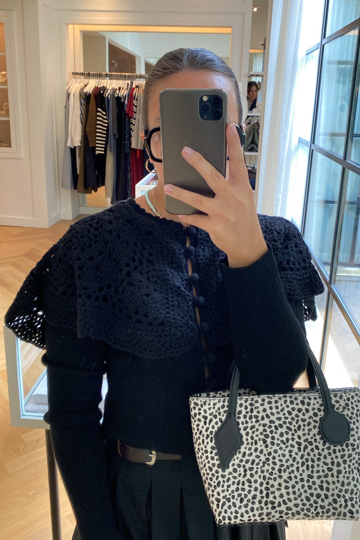 SEA NY | NARA CROCHET CAPELET CARDIGAN
