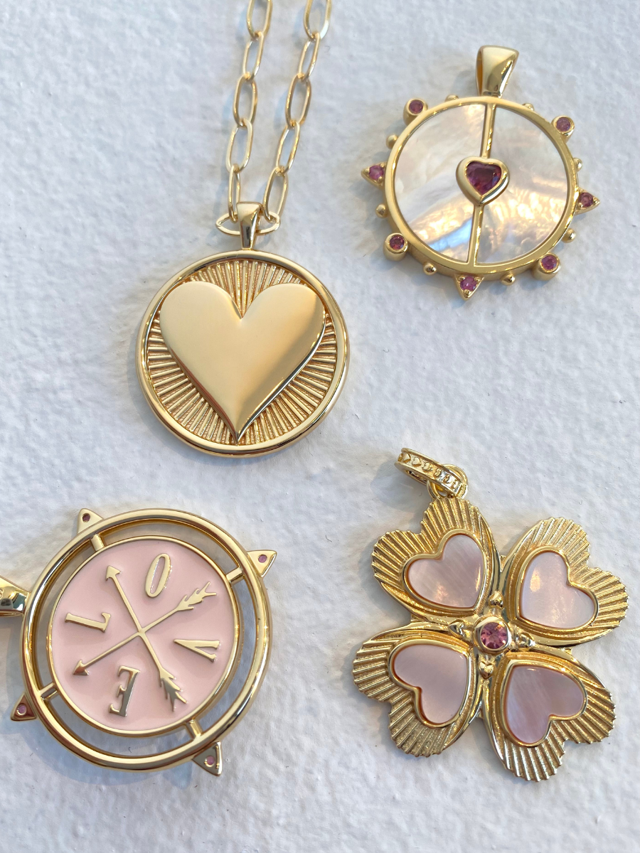 JANE WIN | LUCKY IN LOVE CLOVER PENDANT