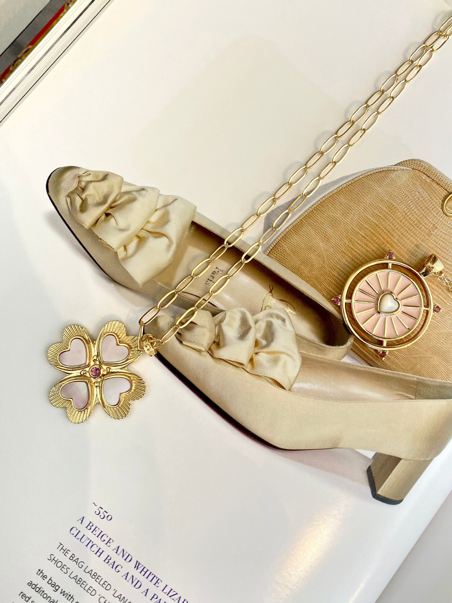 JANE WIN | LUCKY IN LOVE CLOVER PENDANT