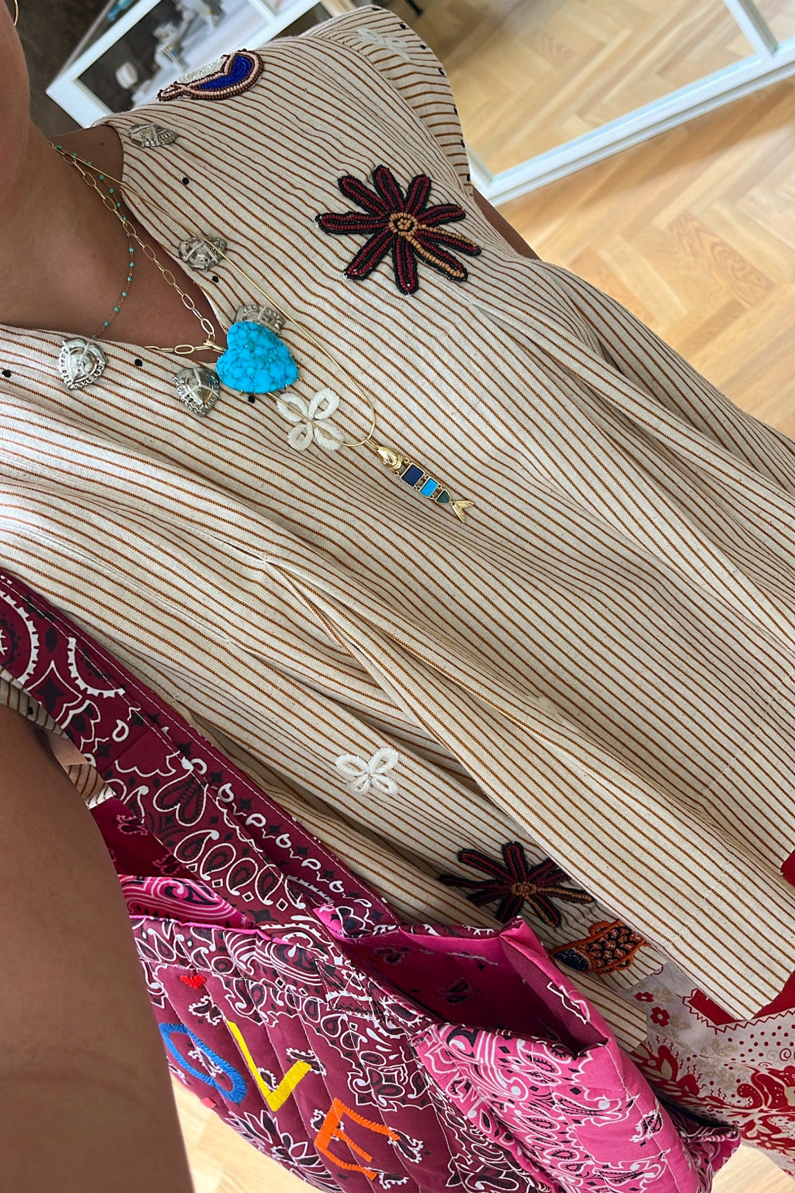 ALIX OF BOHEMIA | SLEEVELESS NADINE CEDAR COIN TOP