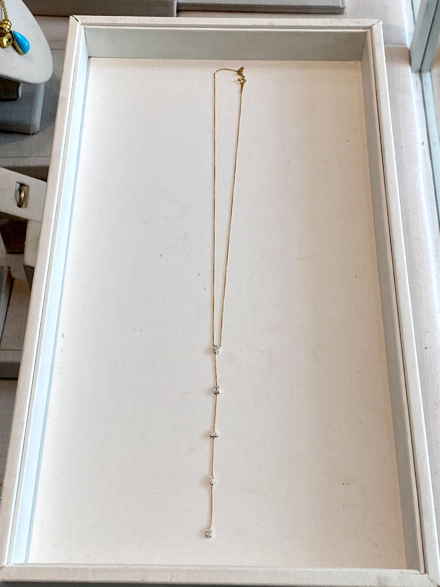 HENRI NÖEL | ALTERNATING FANCY SHAPE DIAMOND LARIAT