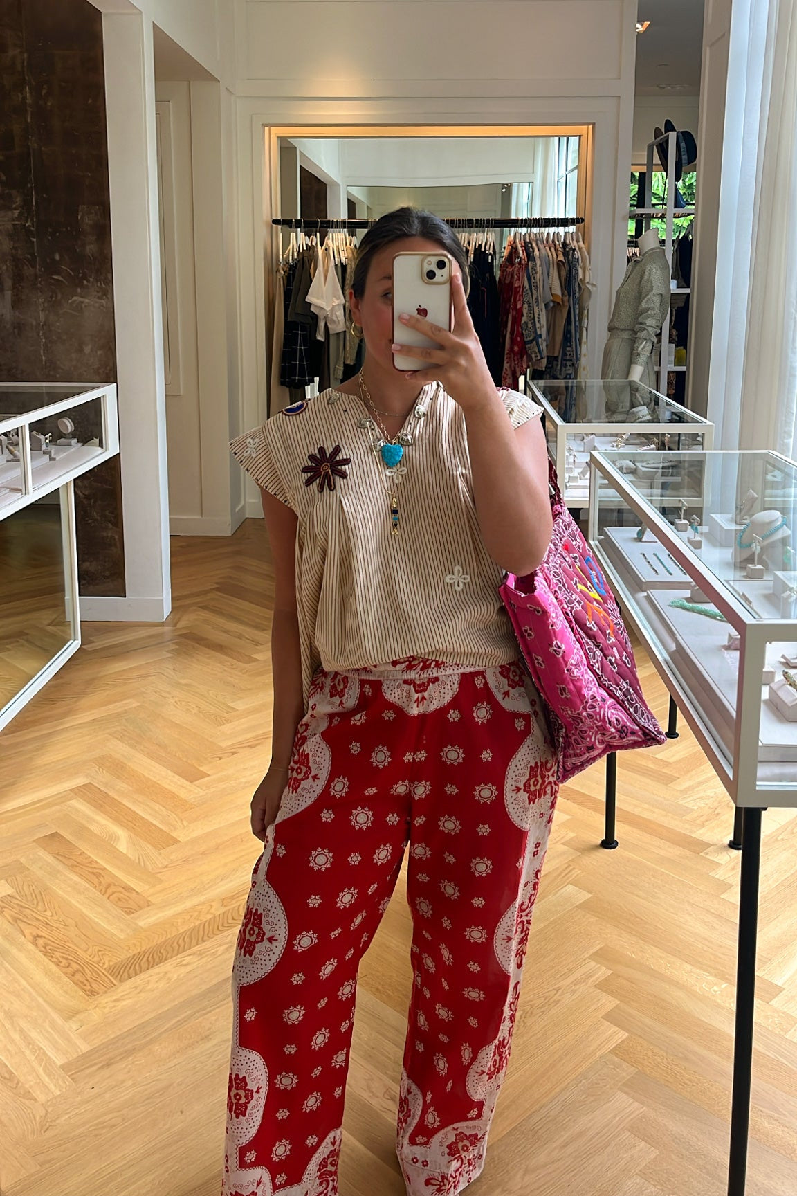 poppy LACE BERMUDA PANTS (STRIPE ） 06881557645-e1.jpg?ts=