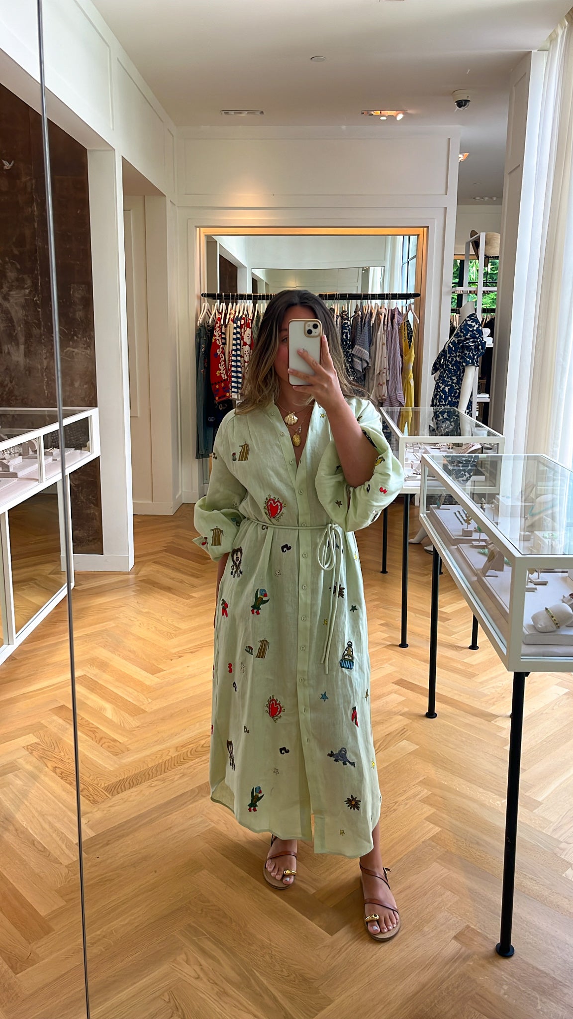ALEMAIS | LONG SLEEVE MONTIE SHIRTDRESS