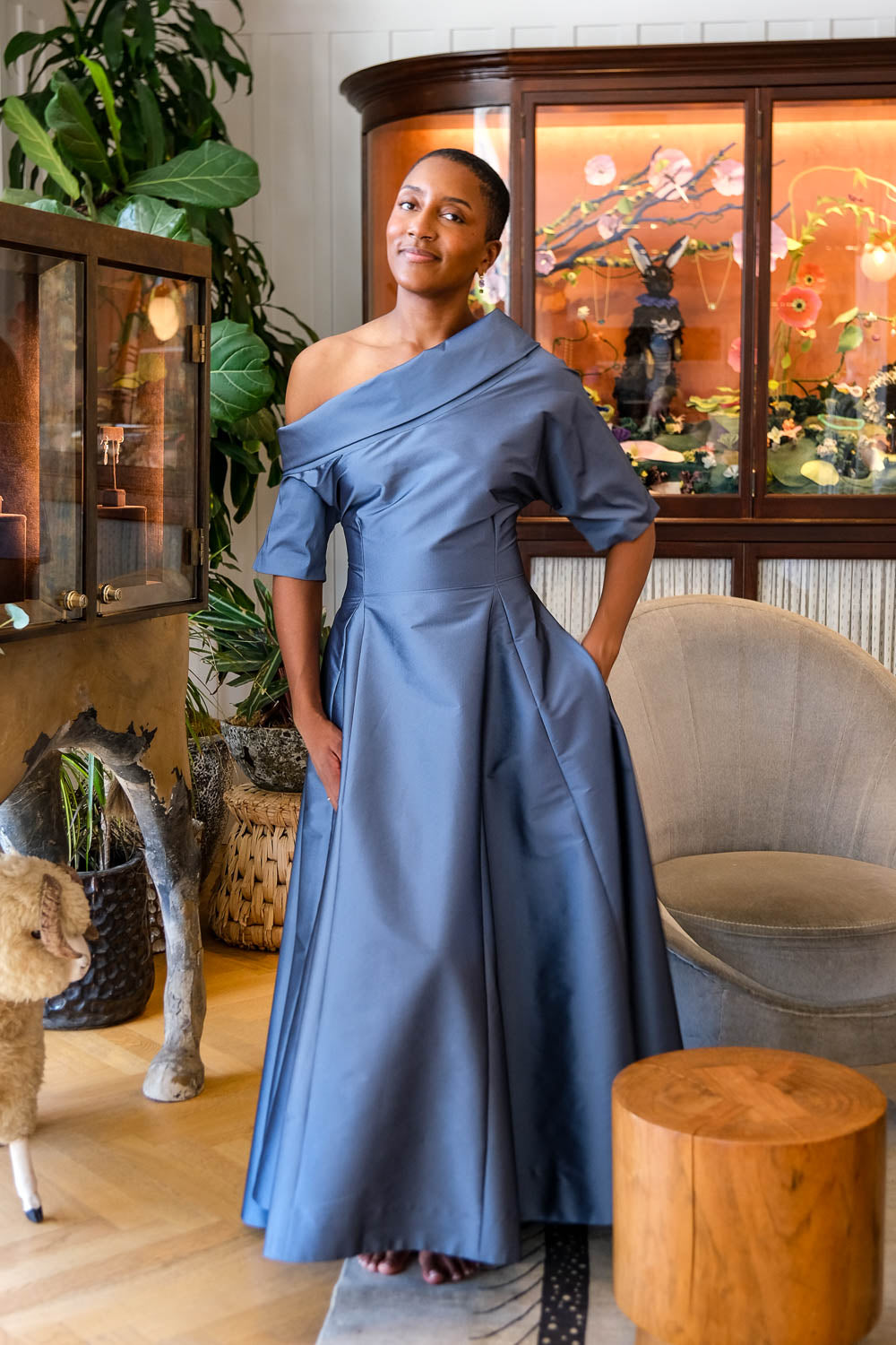 BERNADETTE | FILLE MIDI DRESS | WOMEN'S LUXURY DESIGNER CLOTHING, SHOES, HANDBAGS & JEWELRY | POOLESHOP CHARLOTTE, NC