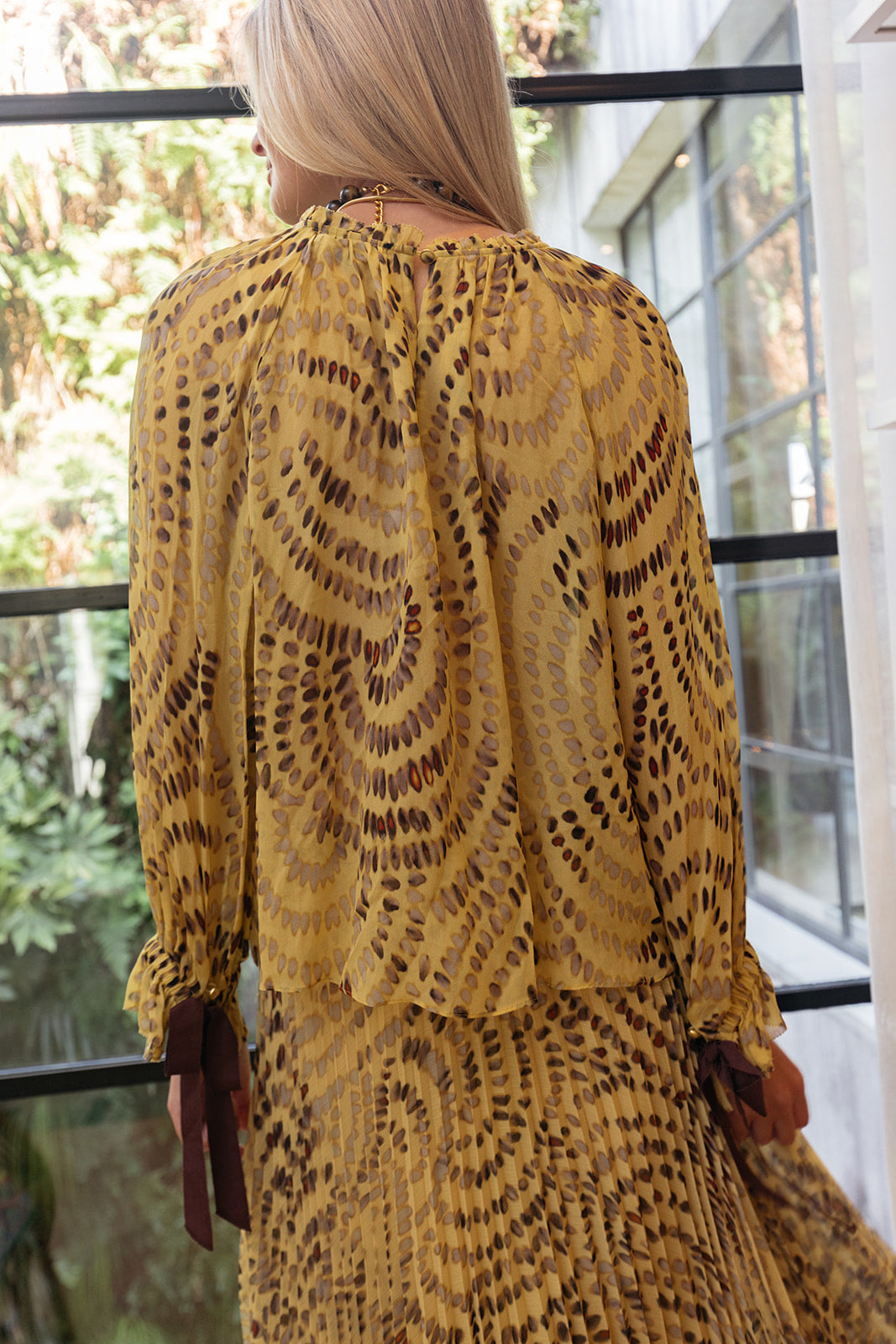 CARA CARA | PRINTED CECILE TOP | WOMEN'S LUXURY DESIGNER CLOTHING, SHOES, HANDBAGS & JEWELRY | POOLESHOP CHARLOTTE, NC