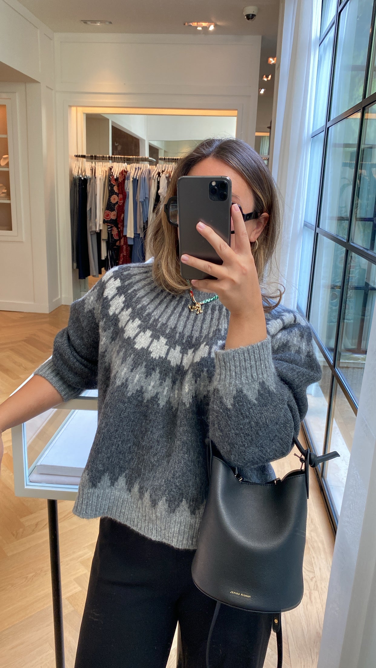 NILI LOTAN | ALENA FAIR ISLE SWEATER