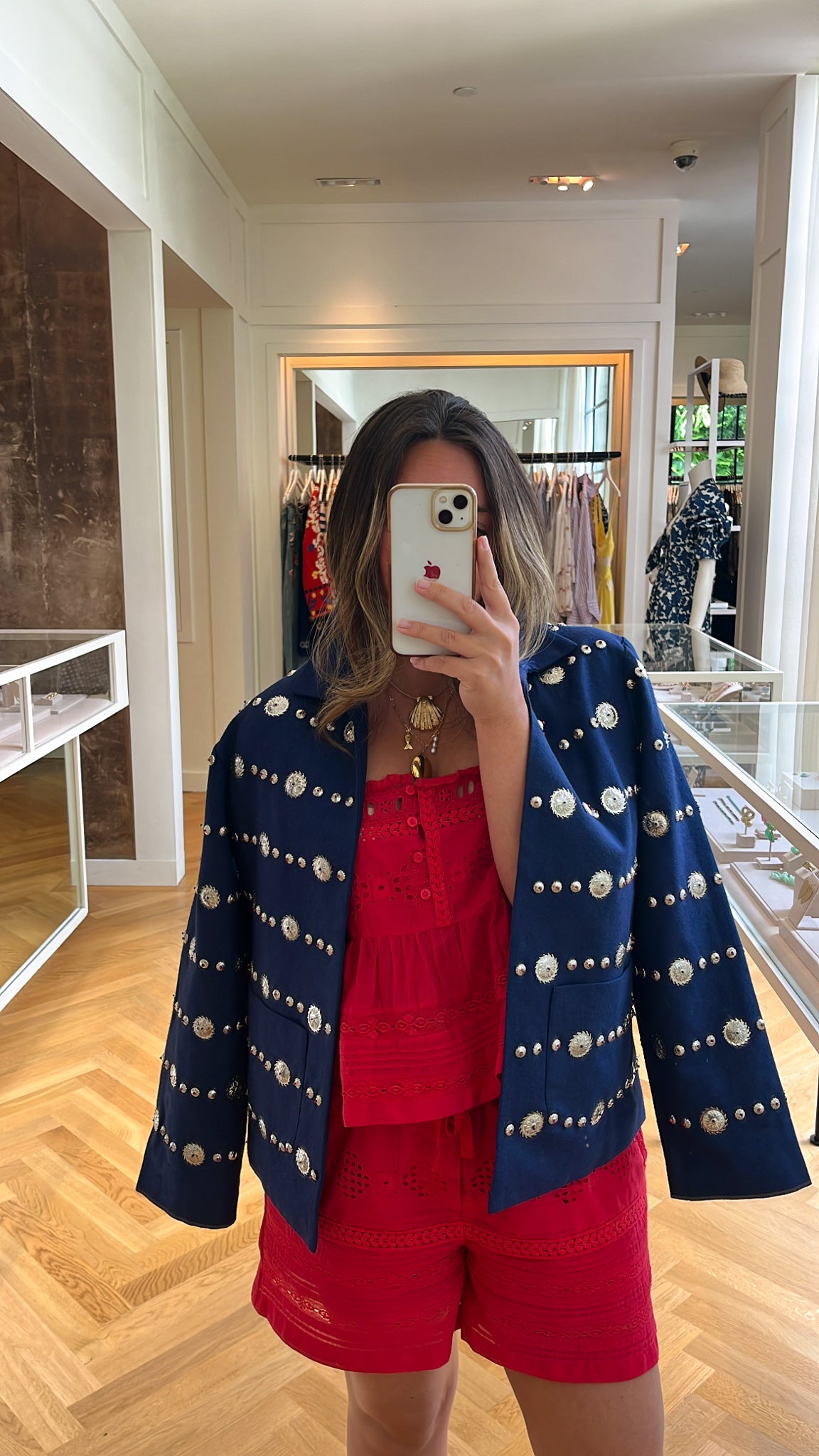 ALIX OF BOHEMIA | LONG SLEEVE FRANCIS NAVAL COIN JACKET
