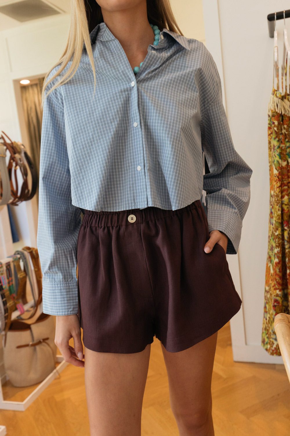 CITIZENS OF HUMANITY | ANA CROPPED SHIRT POOLE SHOP CHARLOTTE NC
