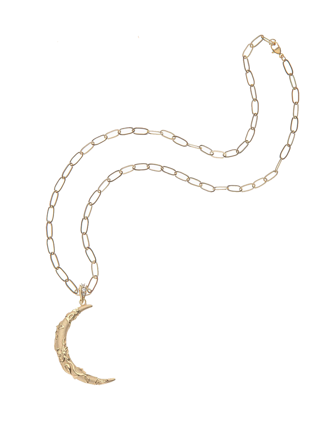 FOREVER CRESCENT MOON PENDANT