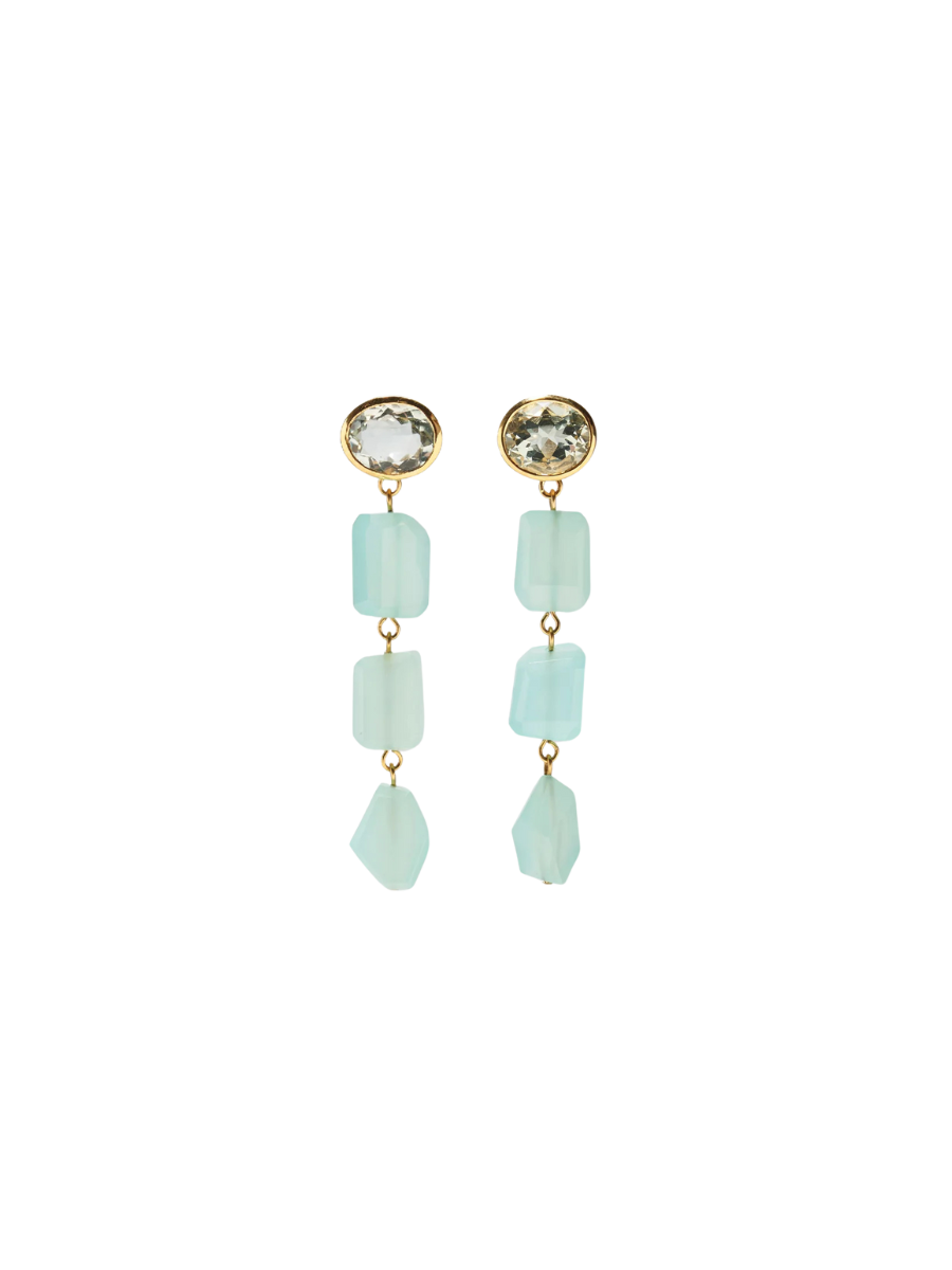 LIZZIE FORTUNATO | SEA GRASS EARRINGS
