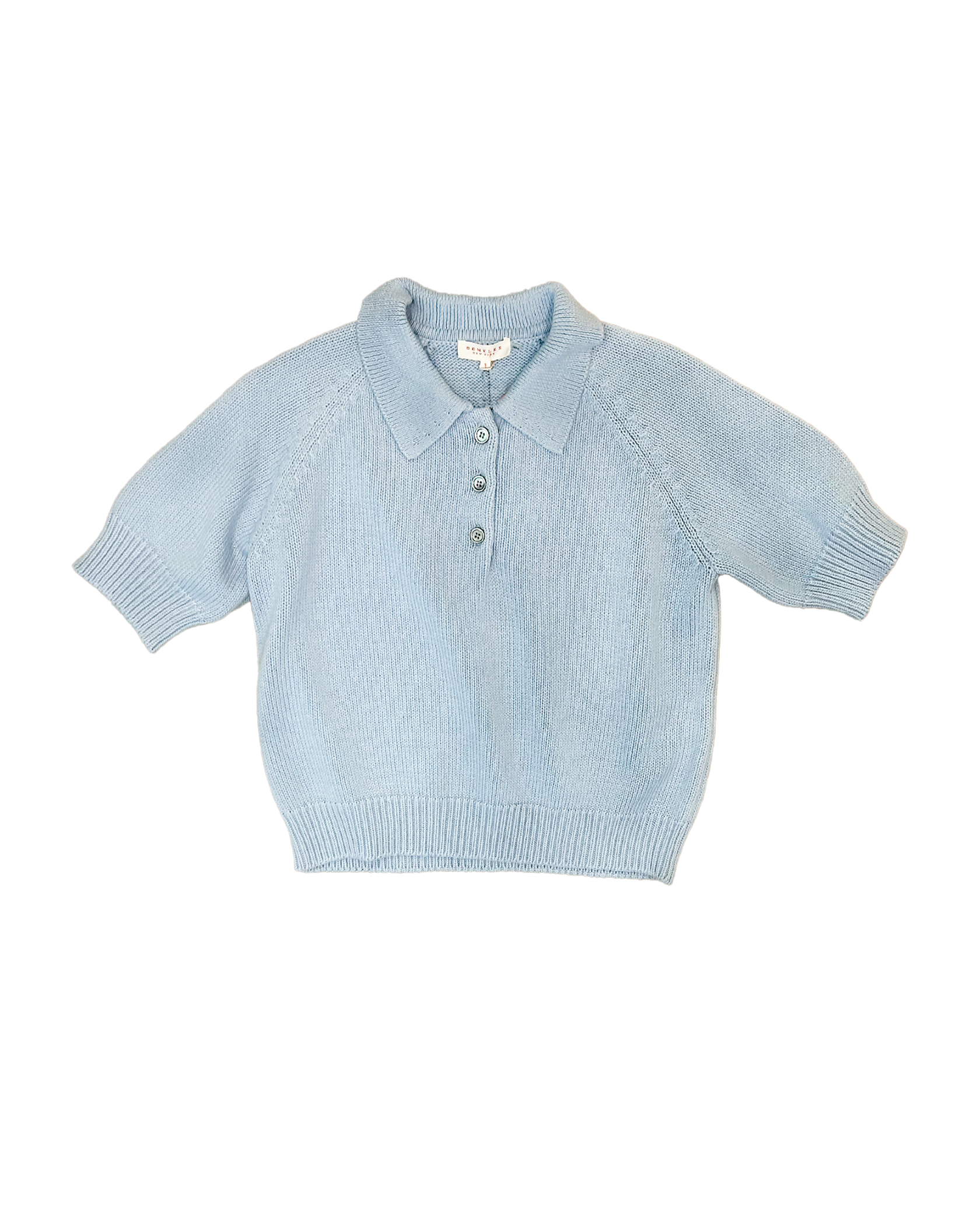 DEMYLEE | SHORT SLEEVE BAILEY COTTON CASHMERE POLO