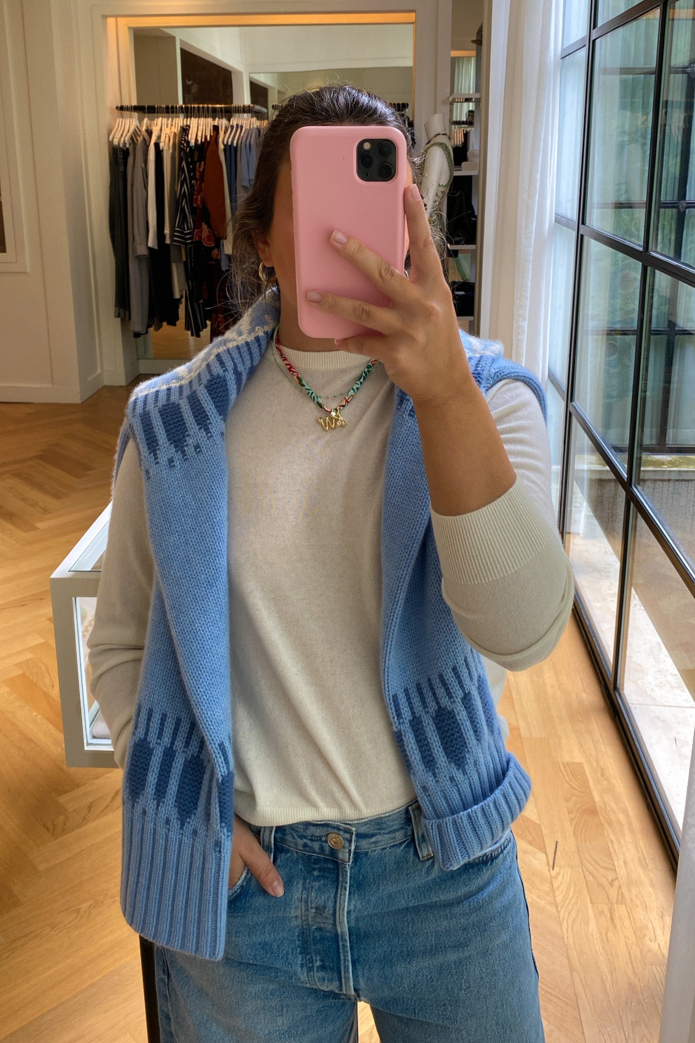 ARCH4 | LONG SLEEVE JACKSON FAIRISLE SWEATER