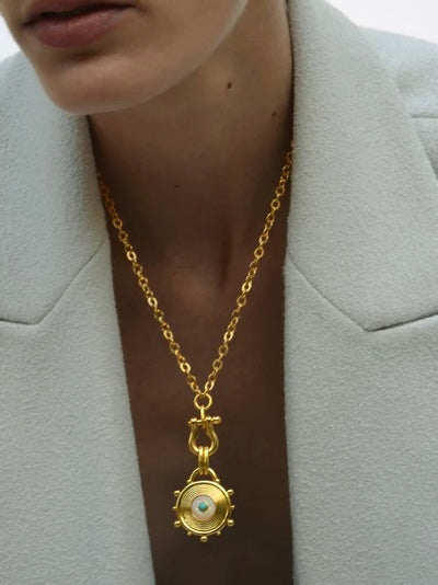LIZZIE FORTUNATO | HELM PENDANT NECKLACE