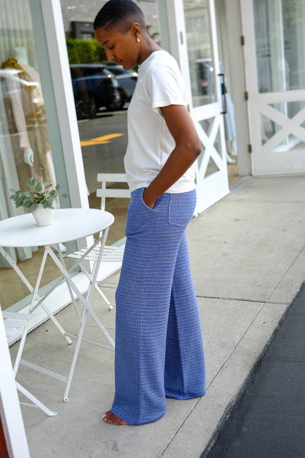 GUEST IN RESIDENCE | WAFFLE WORK PANT | WOMEN'S LUXURY DESIGNER CLOTHING, SHOES, HANDBAGS & JEWELRY | POOLESHOP CHARLOTTE, NC