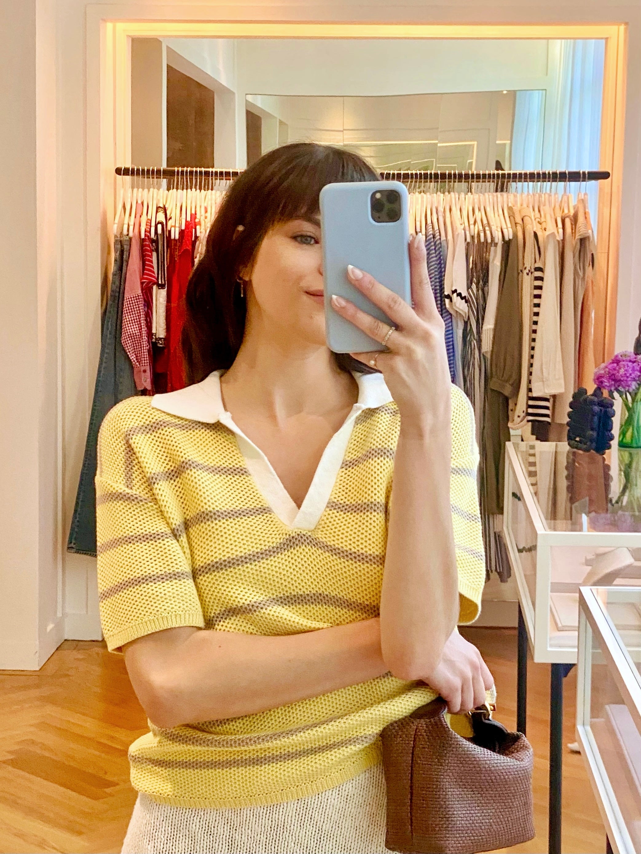 KULE | STRIPED FJORD POLO KNIT
