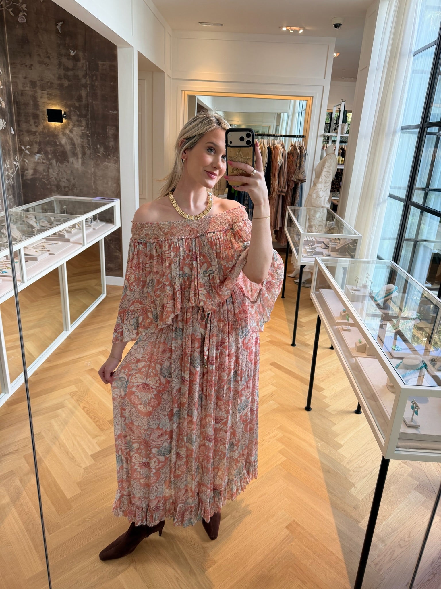 strapless open back dress ZIMMERMANN