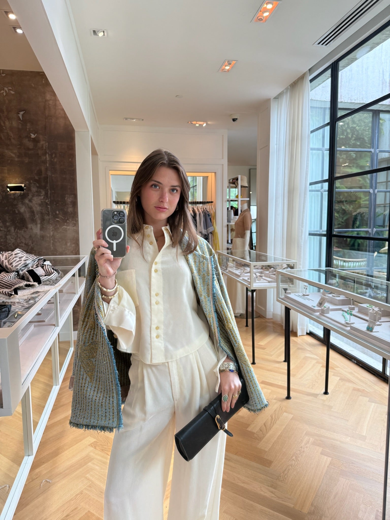 FORTE FORTE | VELVET BOXY SHIRT