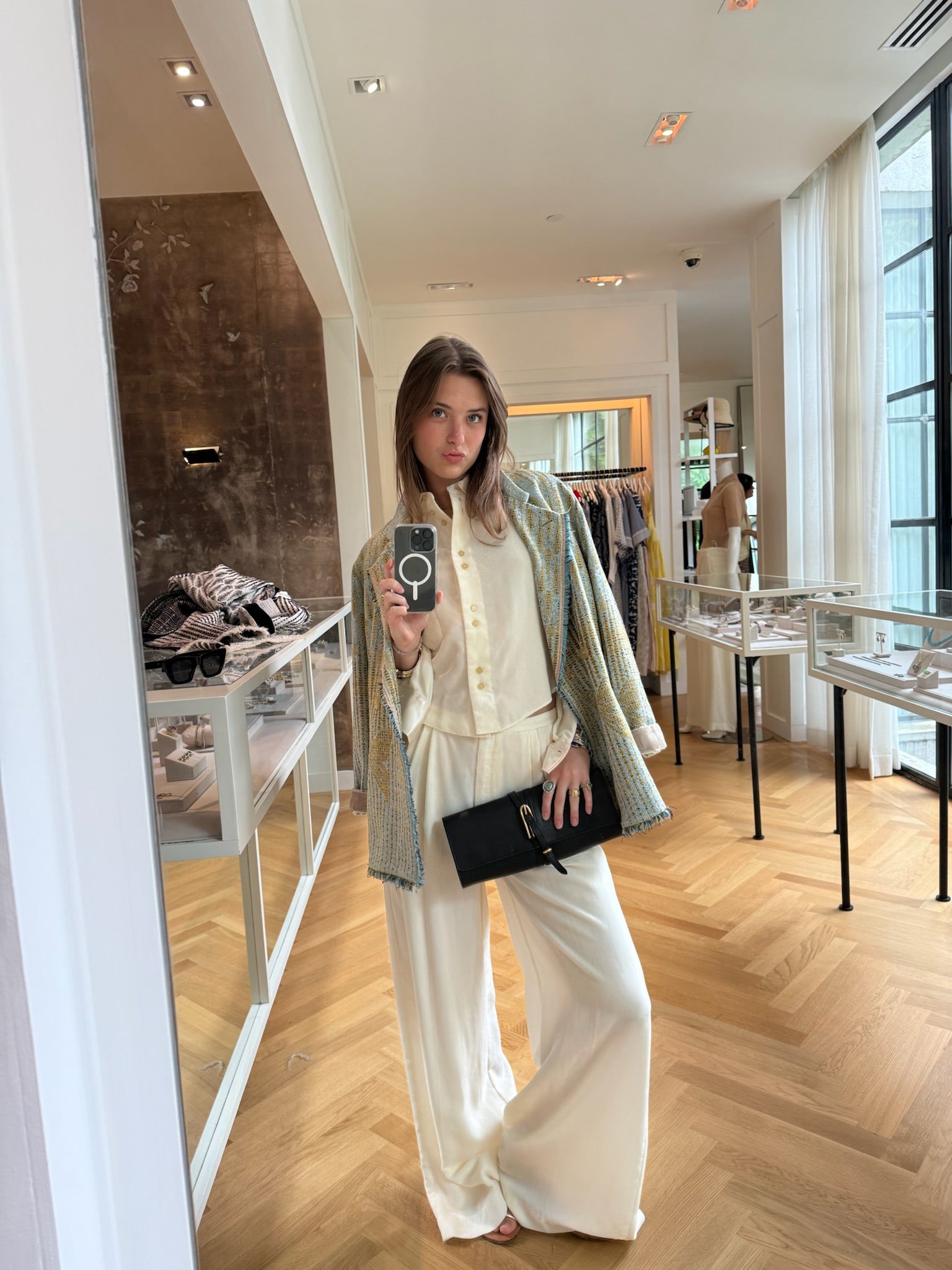 FORTE FORTE | JACQUARD LIBELLE BLAZER