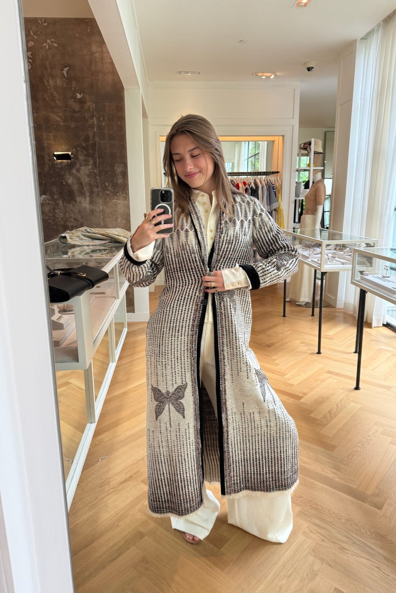 FORTE FORTE | JACQUARD LIBELLE COAT