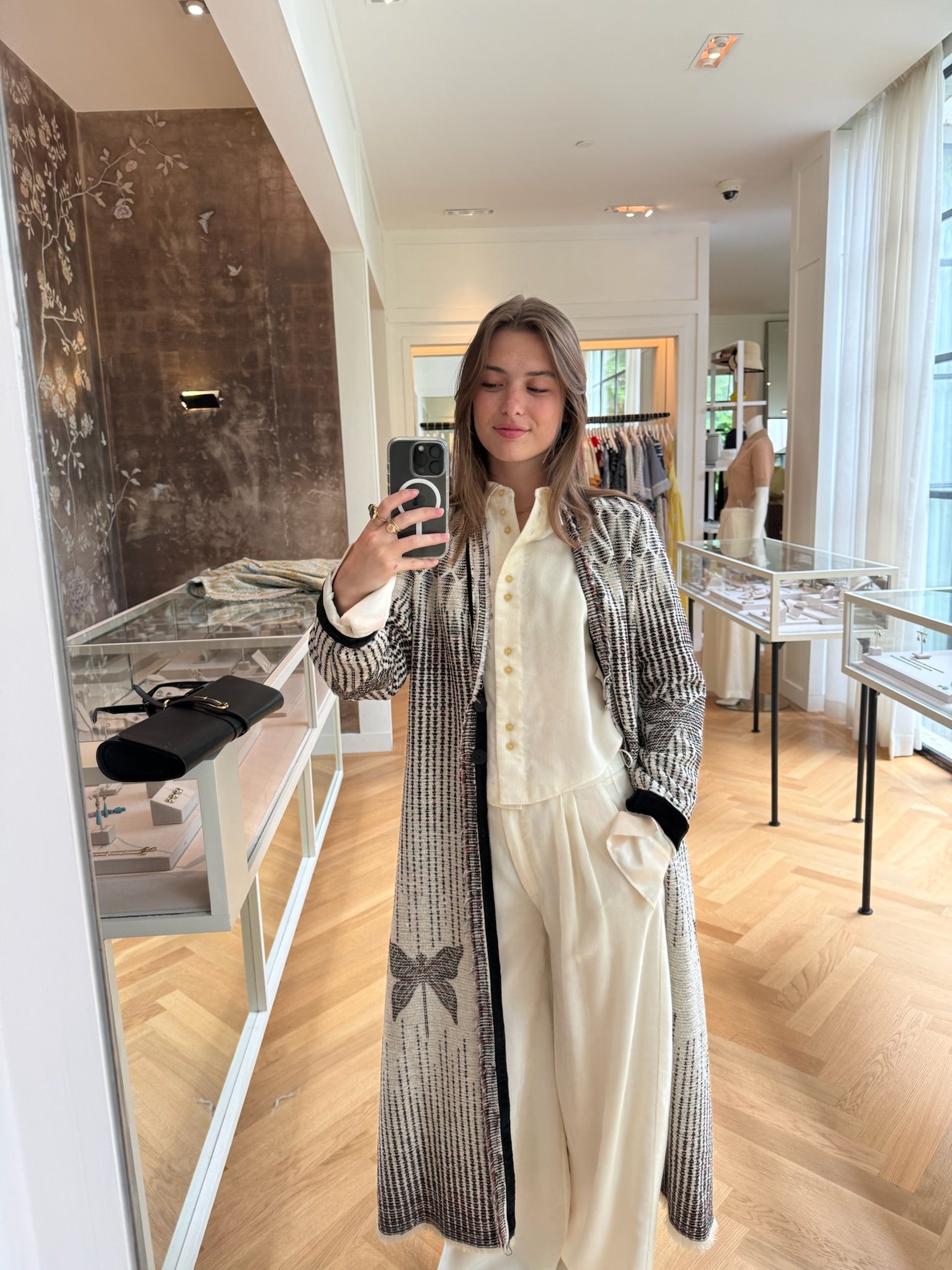 FORTE FORTE | JACQUARD LIBELLE COAT