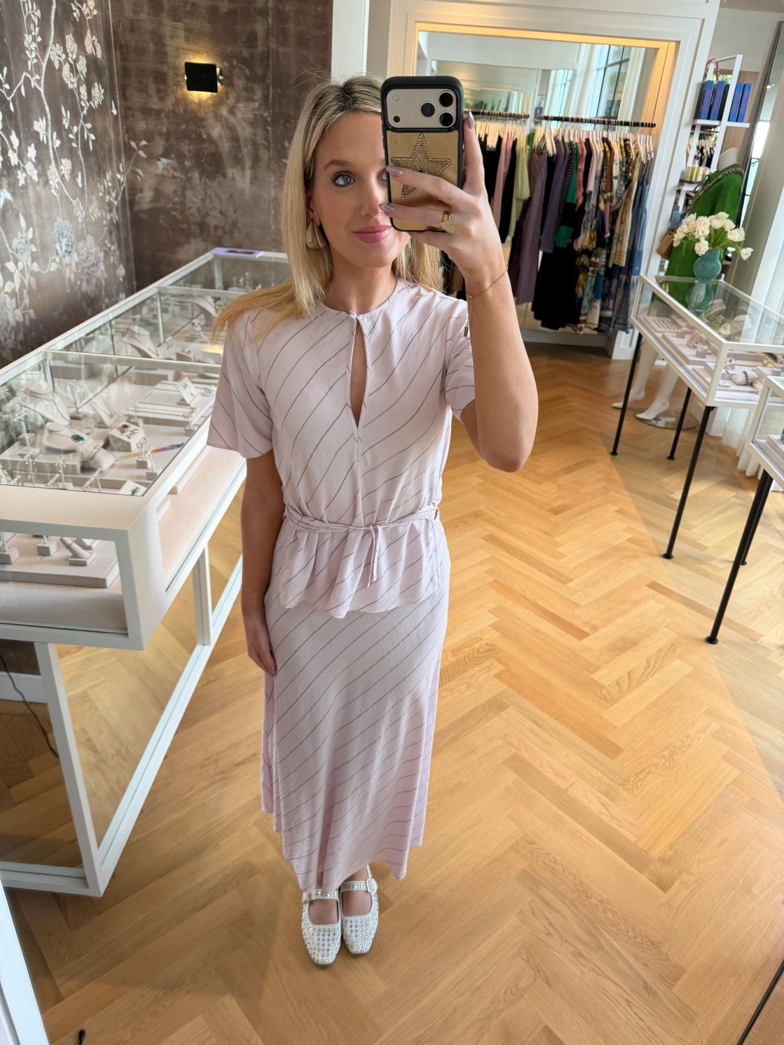 PSWL | PINSTRIPE GINA SKIRT