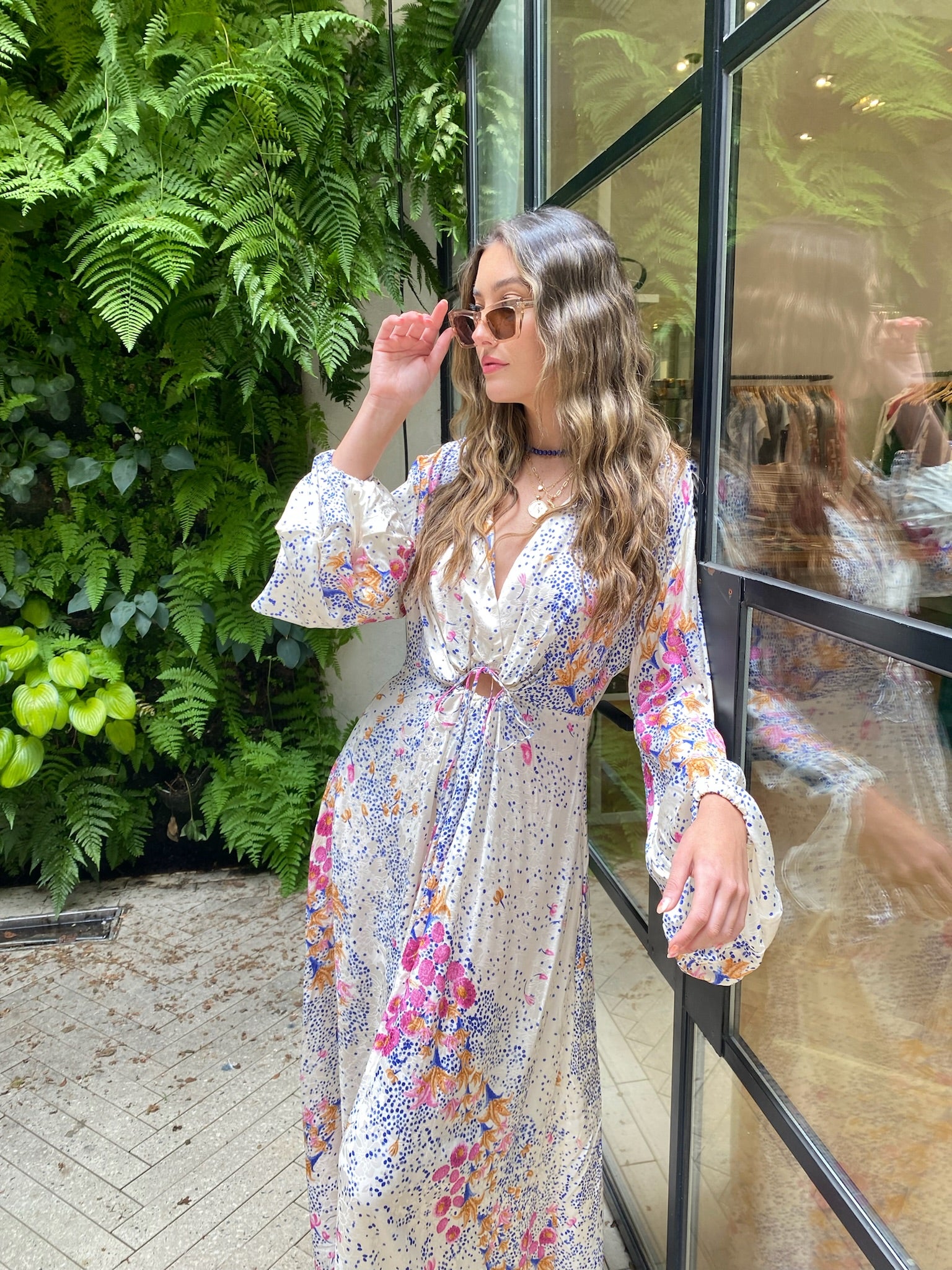 AGUA | ANTONIETTA PRINTED KAFTAN