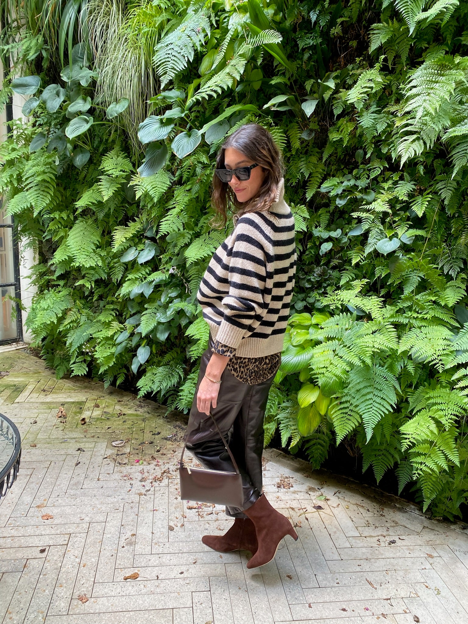 NILI LOTAN | LONG SLEEVE RAELYN STRIPE SWEATER