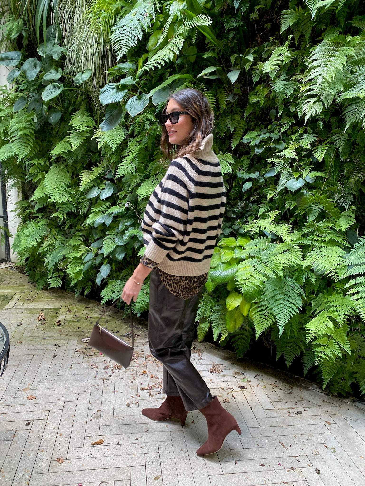 NILI LOTAN | LONG SLEEVE RAELYN STRIPE SWEATER