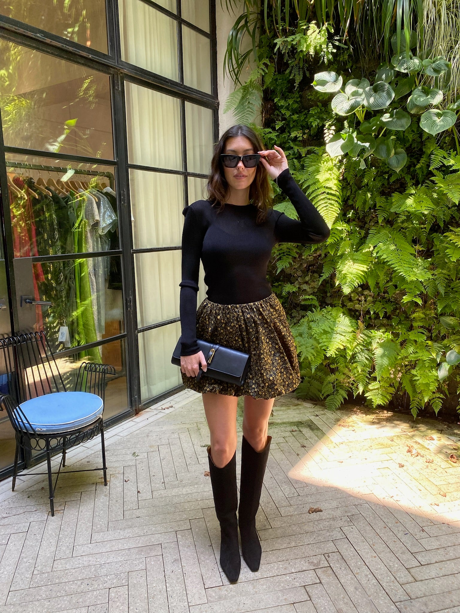 ULLA JOHNSON LOLANA BUBBLE MINI SKIRT - Main Image