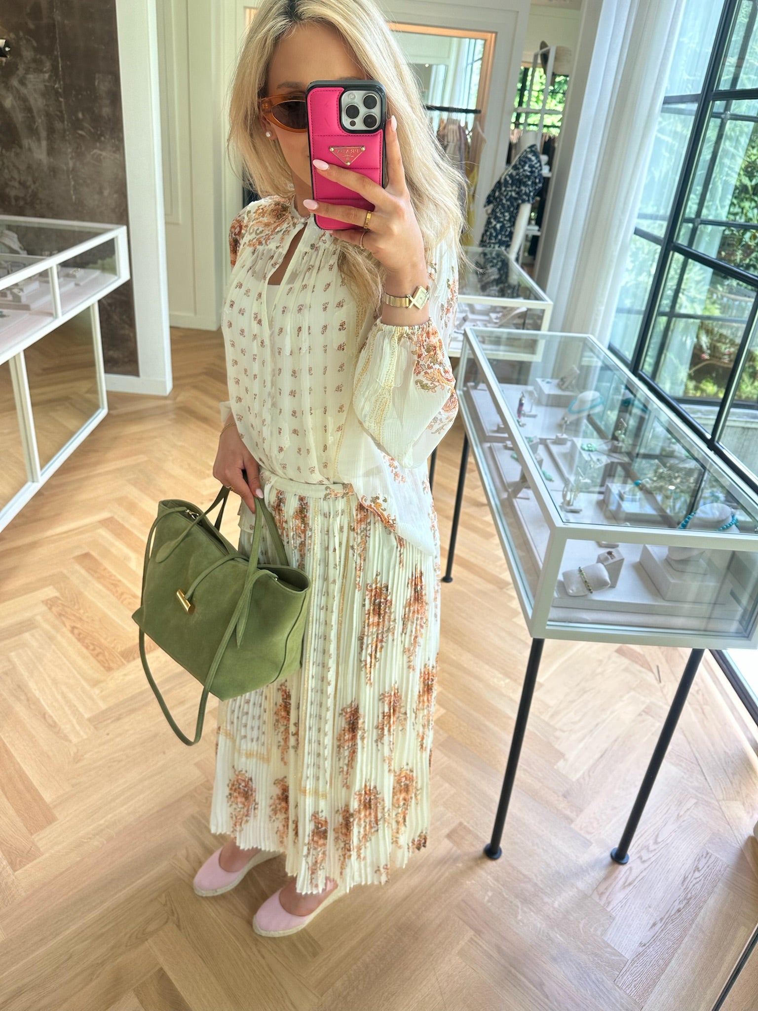 ULLA JOHNSON | LONG SLEEVE ASTER BLOUSE