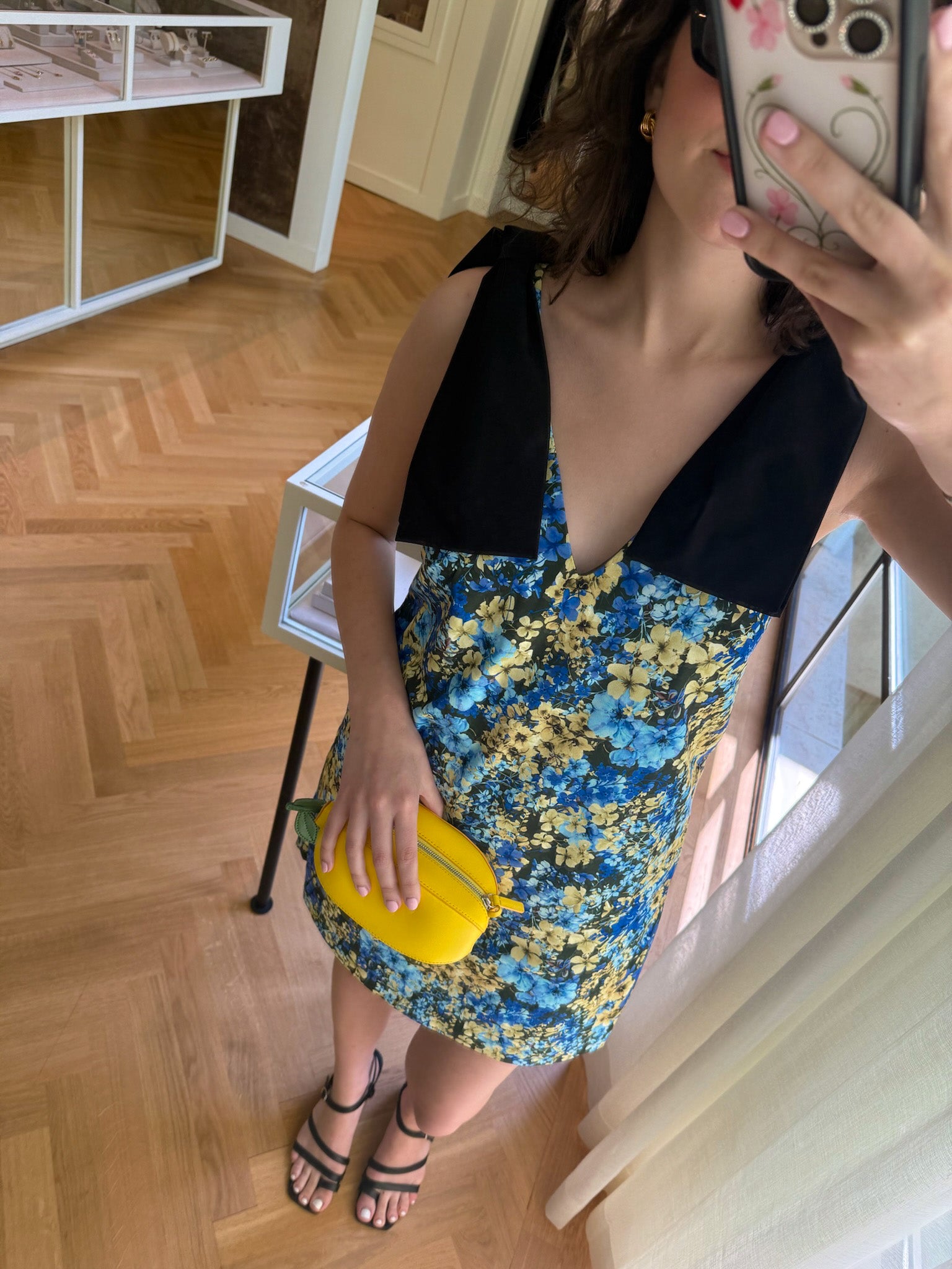 KIKA VARGAS | TWILL FRANCES SHORT DRESS