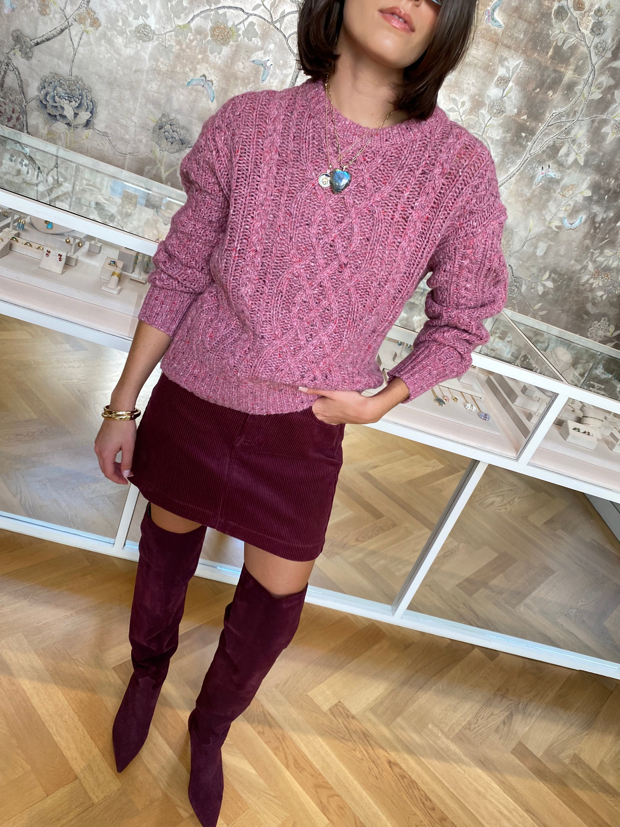Charvet by Ballantyne ニット arnys herill ALEX MILL | MADELYN CREWNECK KNIT