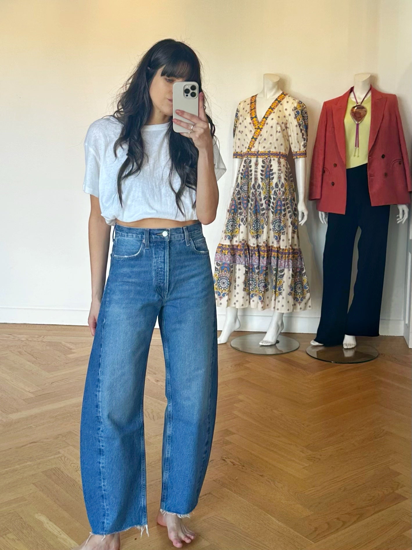 AGOLDE | LUNA PIECED JEAN
