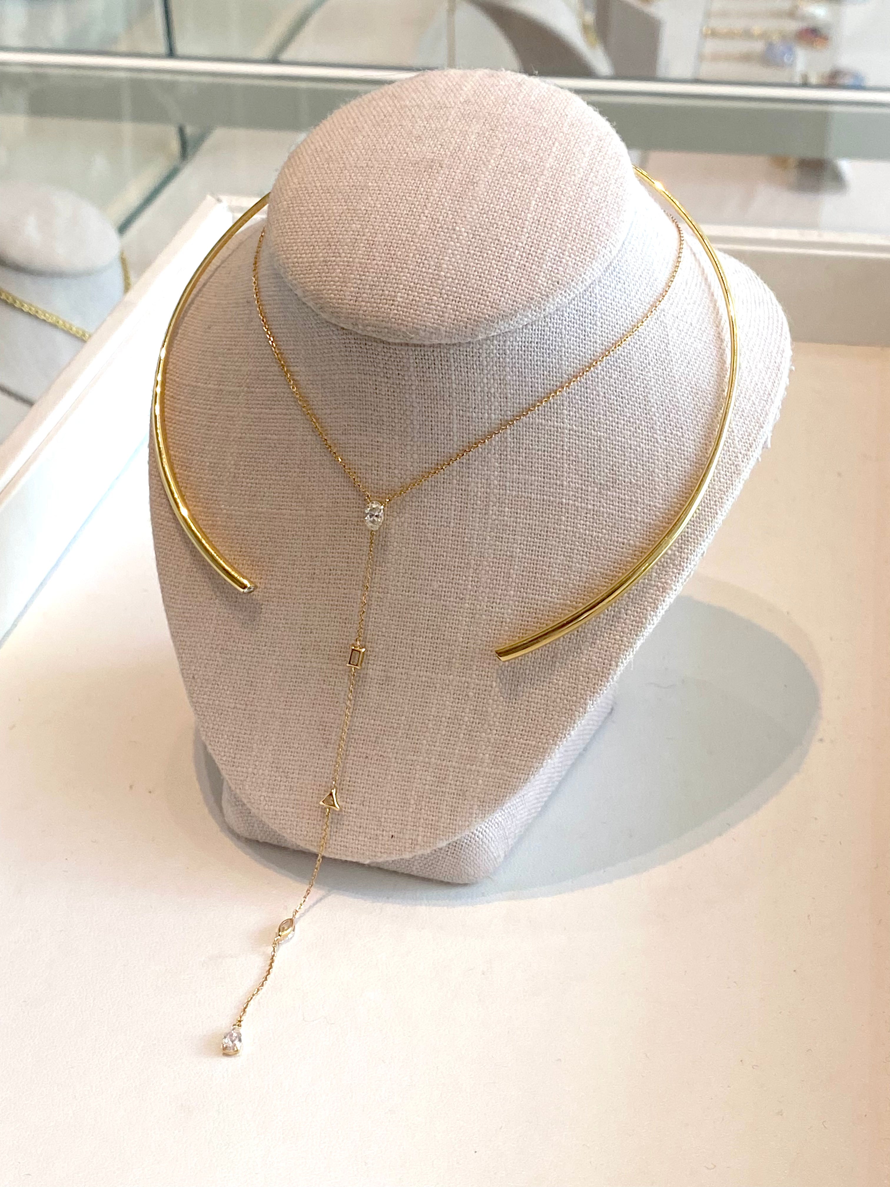 HENRI NÖEL | ALTERNATING FANCY SHAPE DIAMOND LARIAT