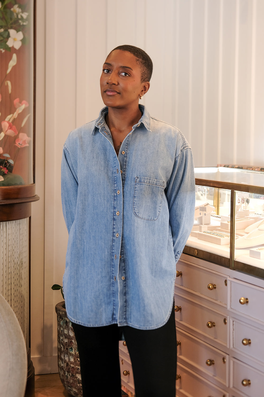 JAMIE HALLER | ESSENTIAL SHIRT | WOMEN'S LUXURY DESIGNER CLOTHING, SHOES, HANDBAGS & JEWELRY | POOLESHOP CHARLOTTE, NC