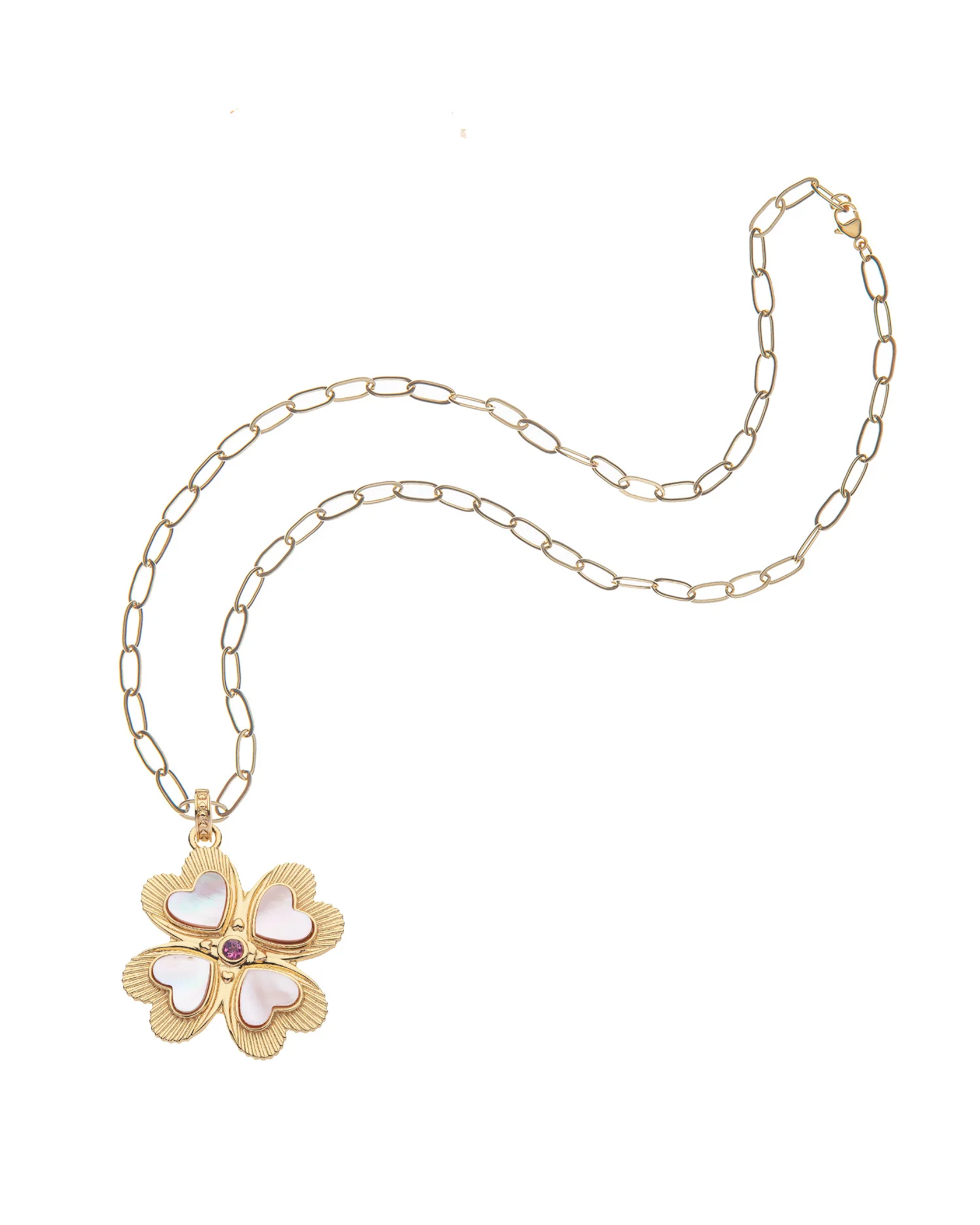 JANE WIN | LUCKY IN LOVE CLOVER PENDANT