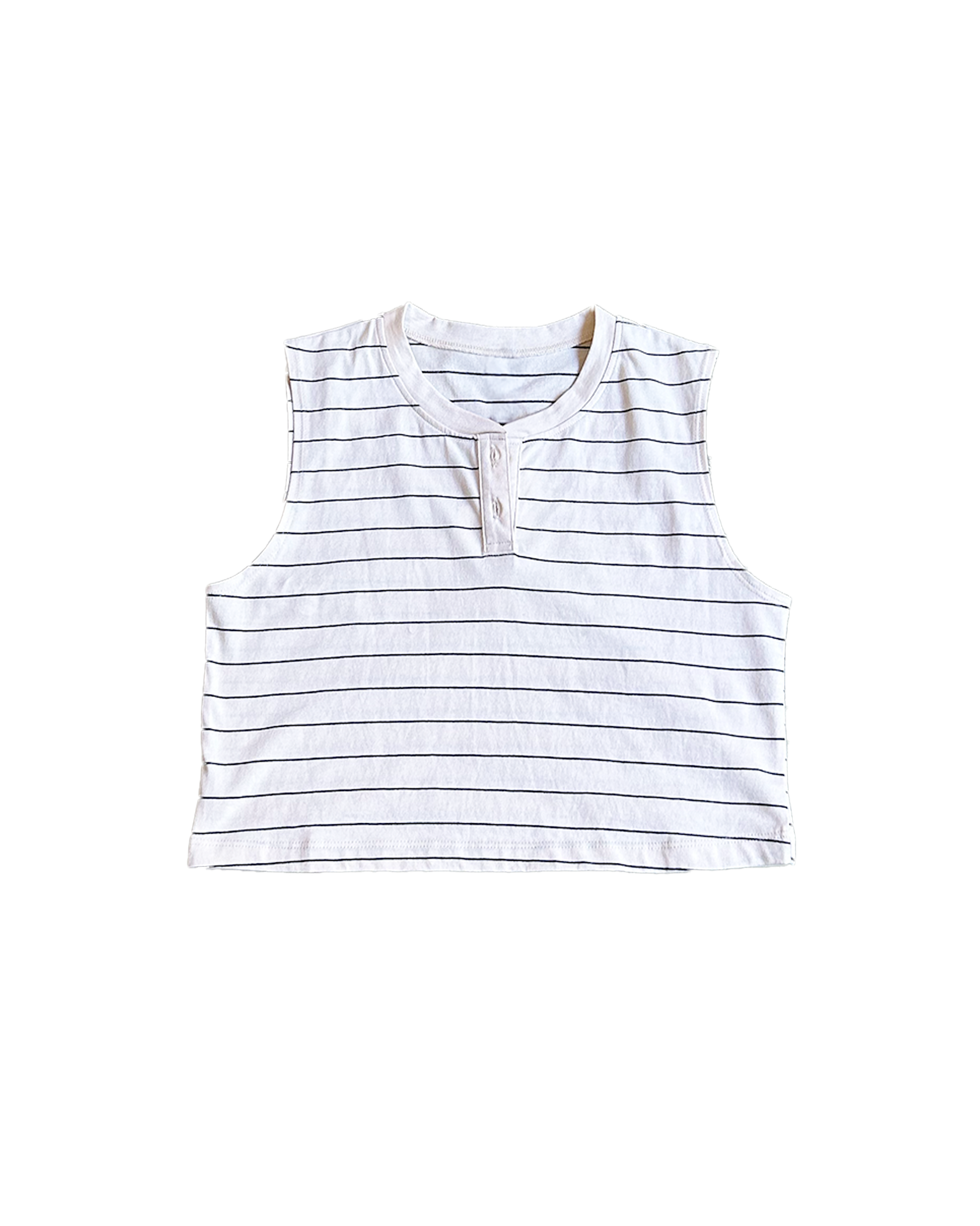 LESET | SLEEVELESS MARGO STRIPE HENLEY