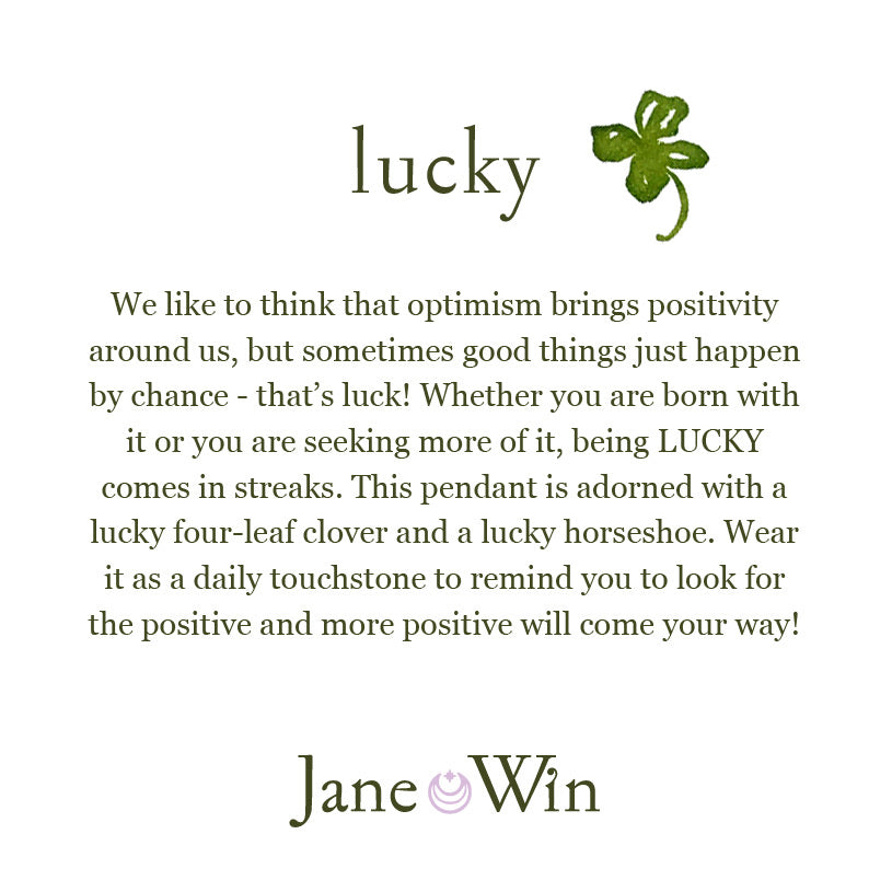 JANE WIN | LUCKY PETITE EMBELLISHED COIN