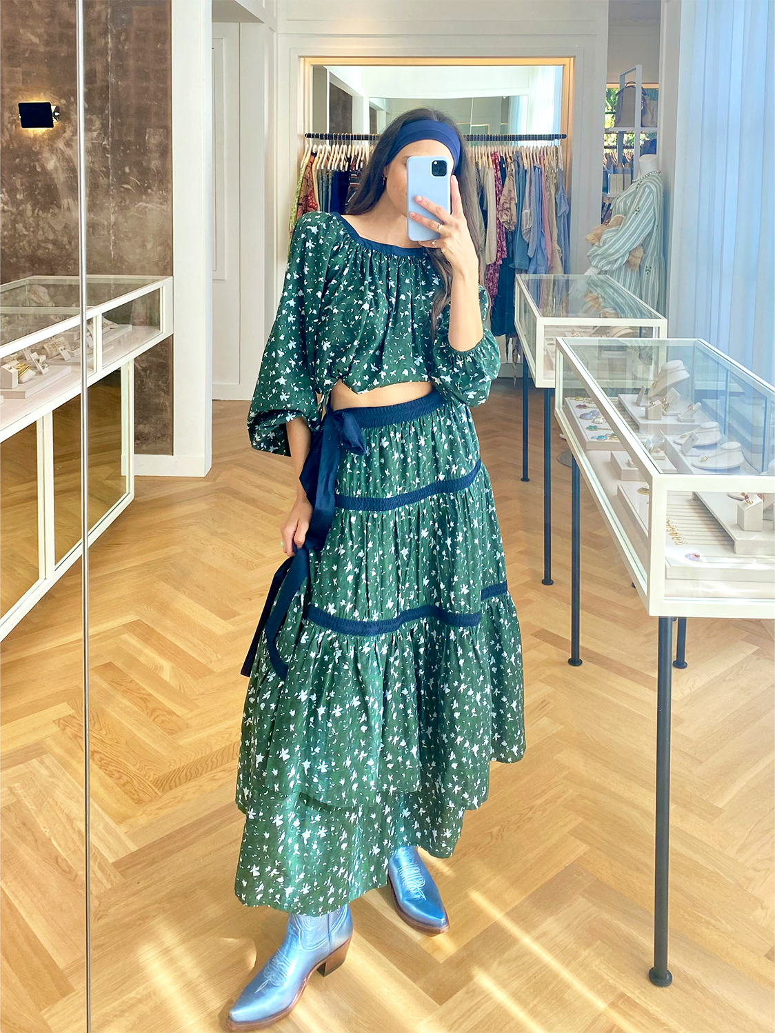 MERLETTE | PRINS PRINT WRAP SKIRT