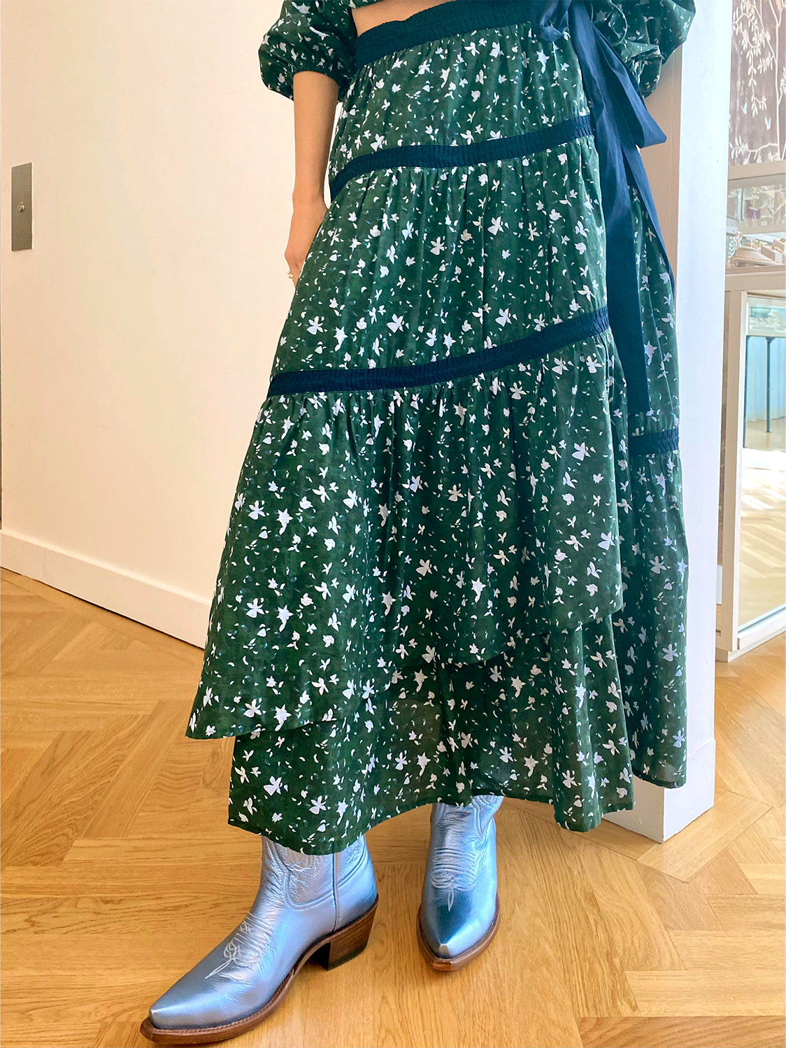 MERLETTE | PRINS PRINT WRAP SKIRT