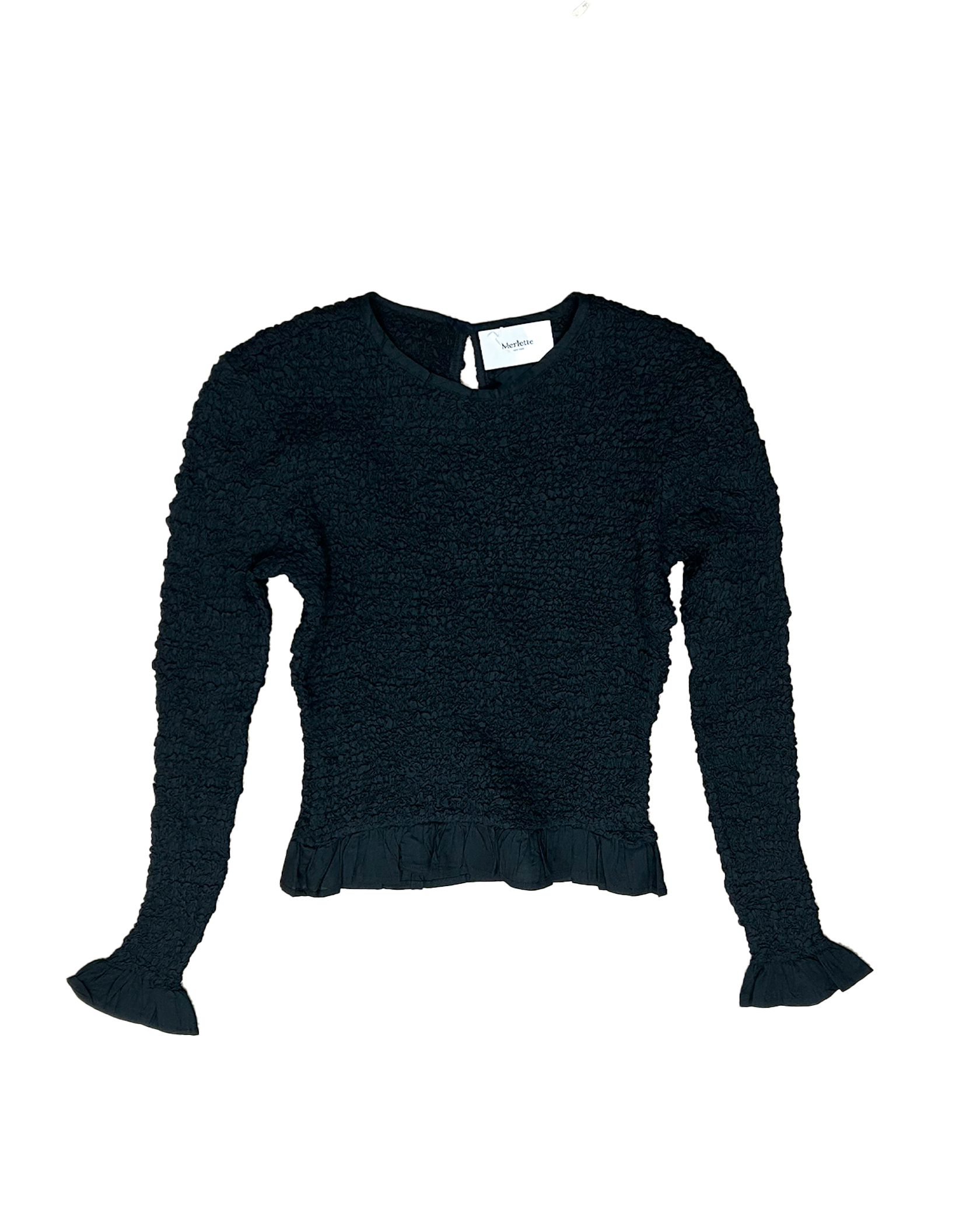 MERLETTE | LONG SLEEVE VERDUE TOP