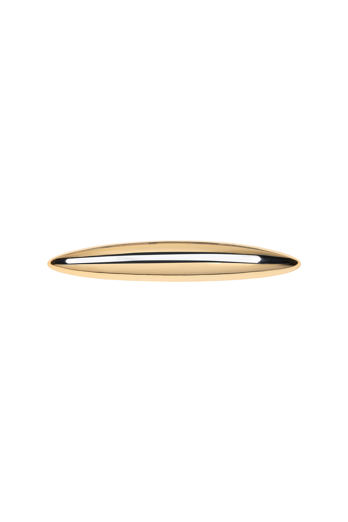 FASHION White and Gold Monogram Barette and gold barette Gold Metallic Barrette | The Hair Edit main image 3