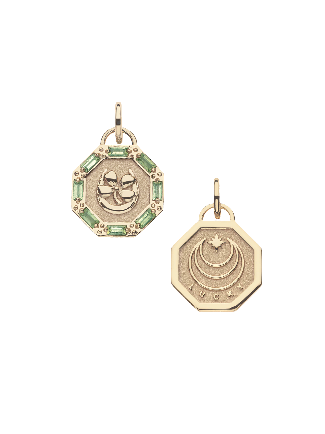 JANE WIN | LUCKY PETITE EMBELLISHED COIN