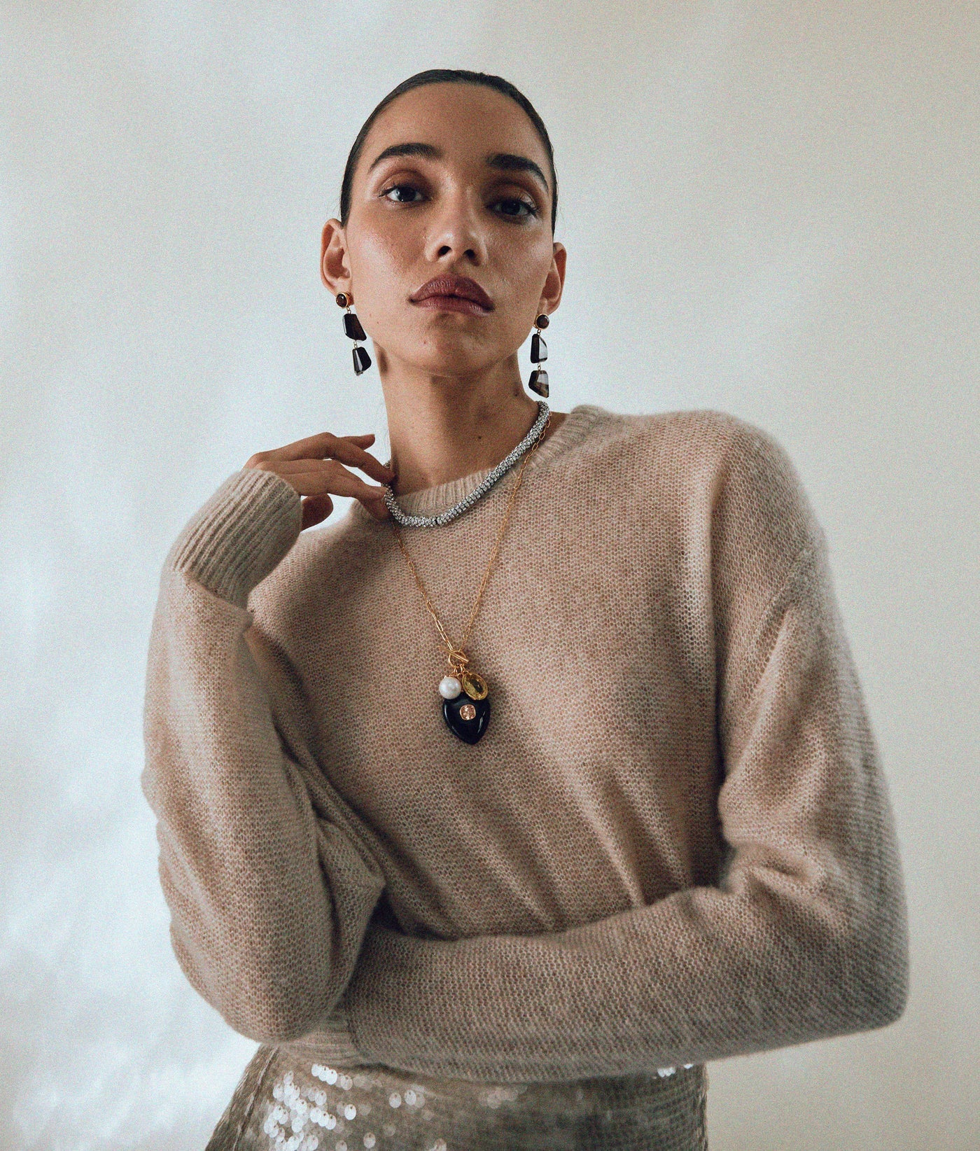 LIZZIE FORTUNATO | METEOR SHOWER NECKLACE