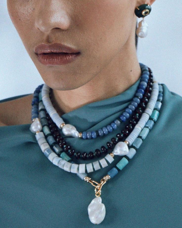 LIZZIE FORTUNATO | PEARL ISLE NECKLACE