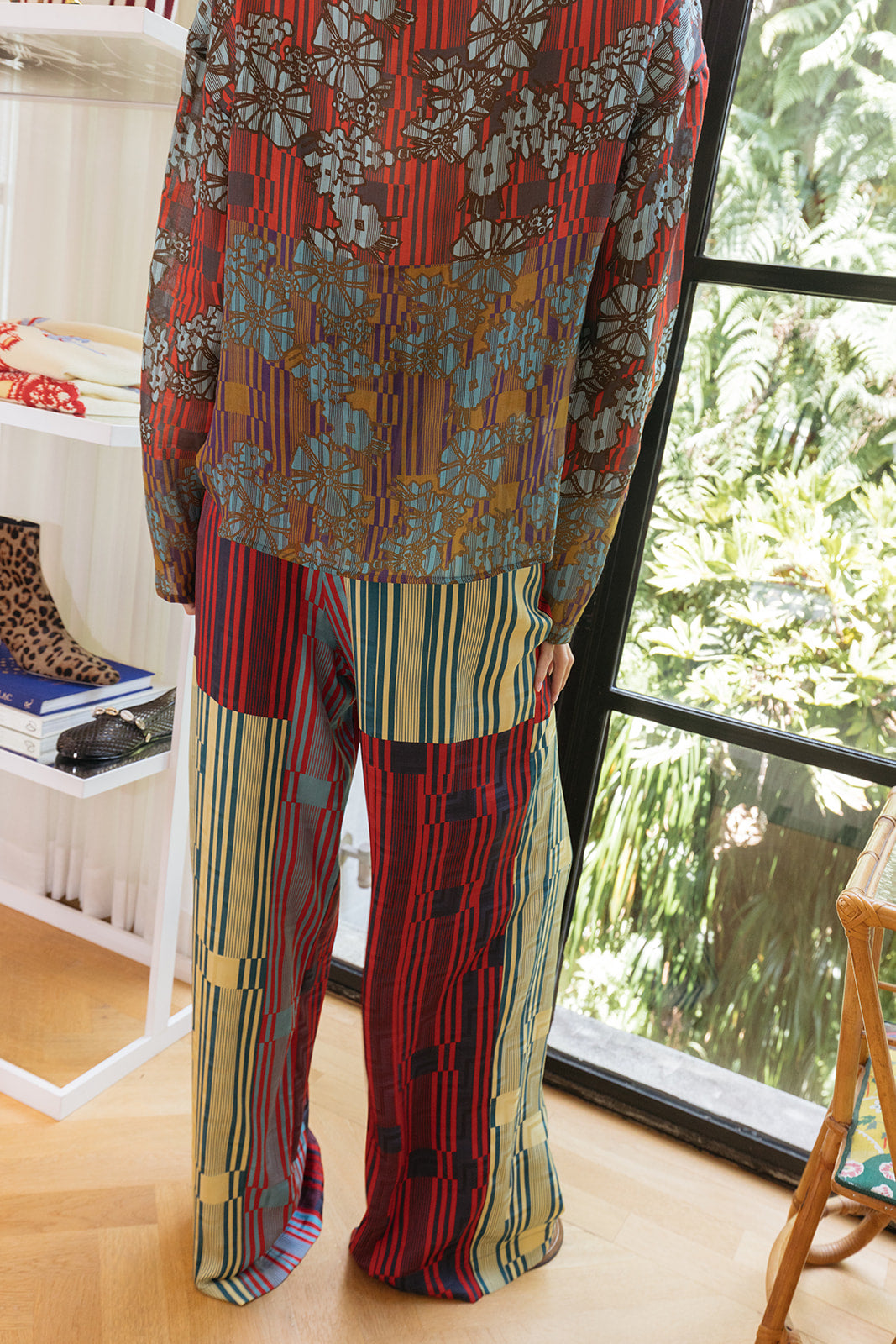 RACHEL COMEY | PORTVIEW SILK PRINTED PANT | WOMEN'S LUXURY DESIGNER CLOTHING, SHOES, HANDBAGS & JEWELRY | POOLESHOP CHARLOTTE, NC