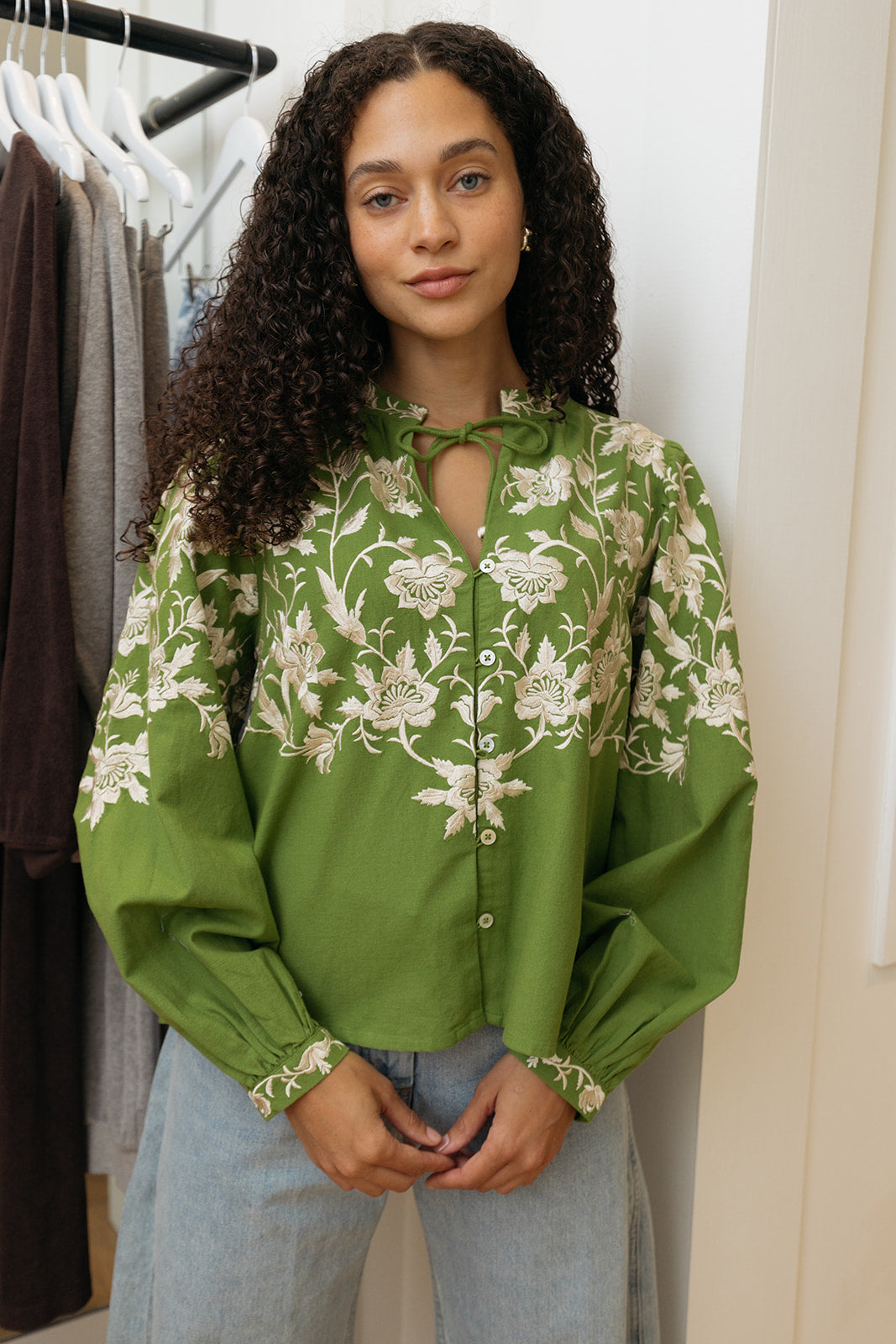 SEA NY | ALINA LACE SHIRT