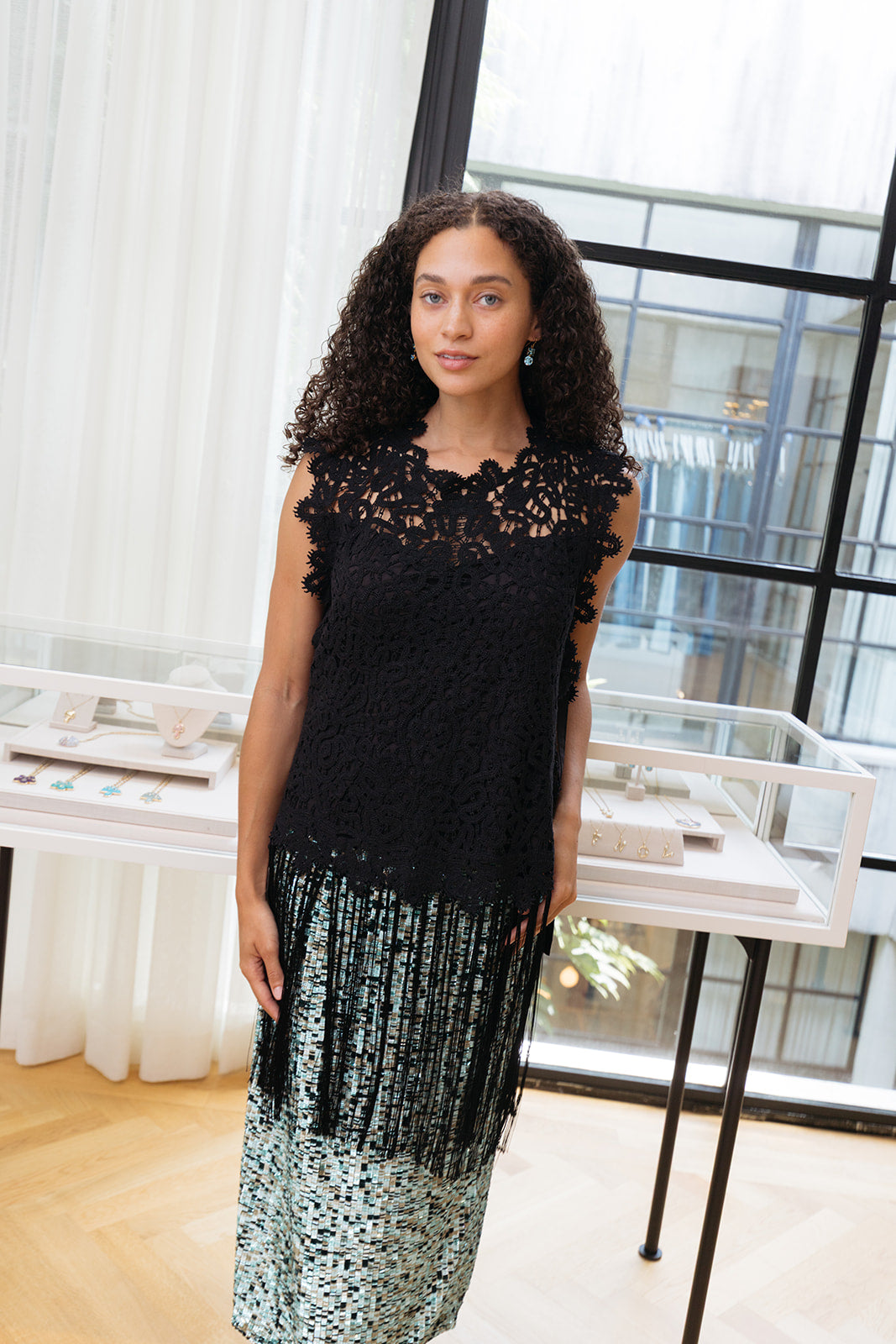 SEA NY | HALTER NECK ALINA LACE TOP | WOMEN'S LUXURY DESIGNER CLOTHING, SHOES, HANDBAGS & JEWELRY | POOLESHOP CHARLOTTE, NC