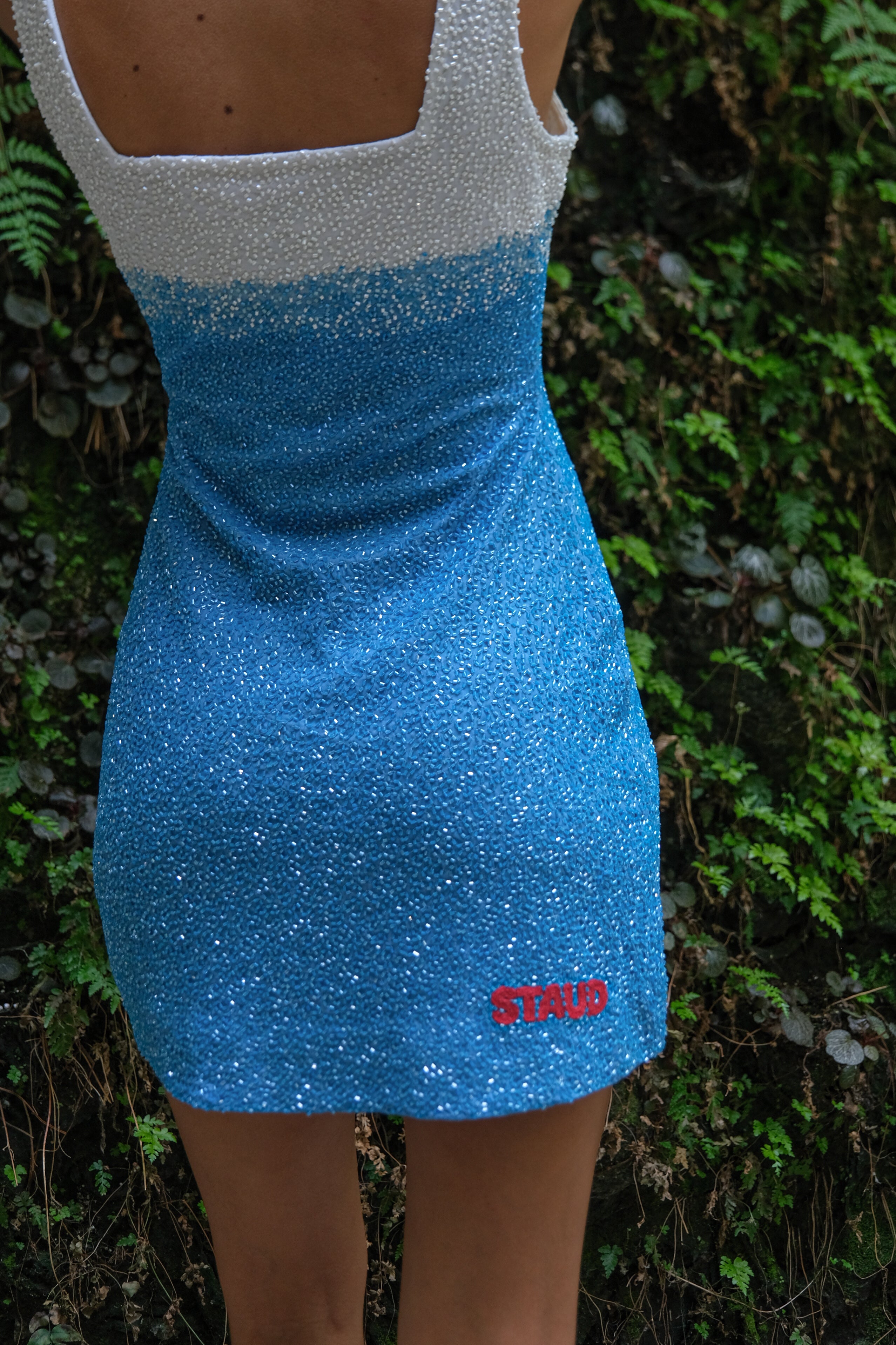 STAUD | LE SABLE DRESS | GREAT WHITE | WOMEN'S CONTEMPORARY DESIGNER CLOTHING, SHOES, HANDBAGS & JEWELRY | POOLE SHOP | CHARLOTTE, NC