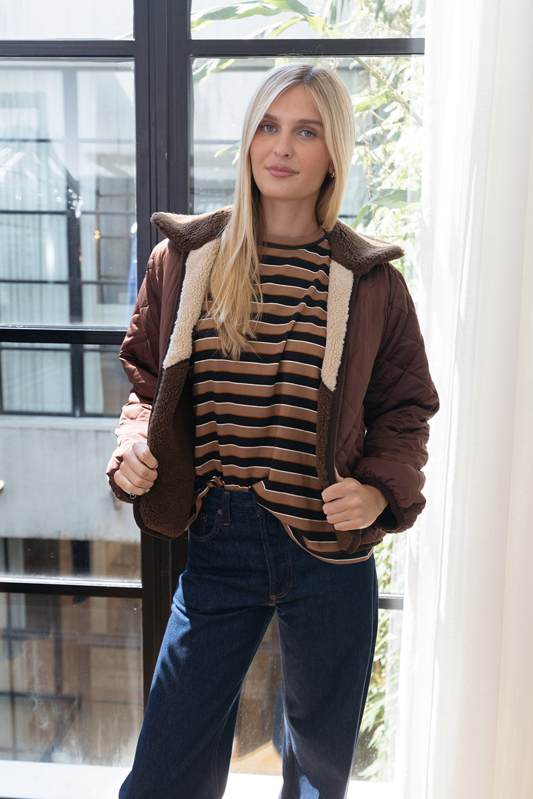 THE GREAT | REVERSIBLE WESTERN YOKE PASTURE JACKET | WOMEN'S LUXURY DESIGNER CLOTHING, SHOES, HANDBAGS & JEWELRY | POOLESHOP CHARLOTTE, NC